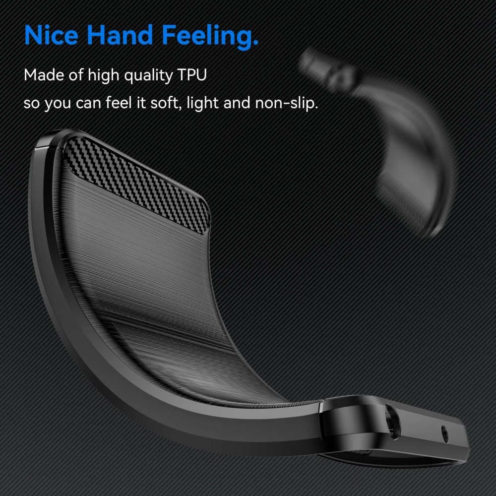  Oneplus Nord 2T 5G Deksel TPU Brushed Svart