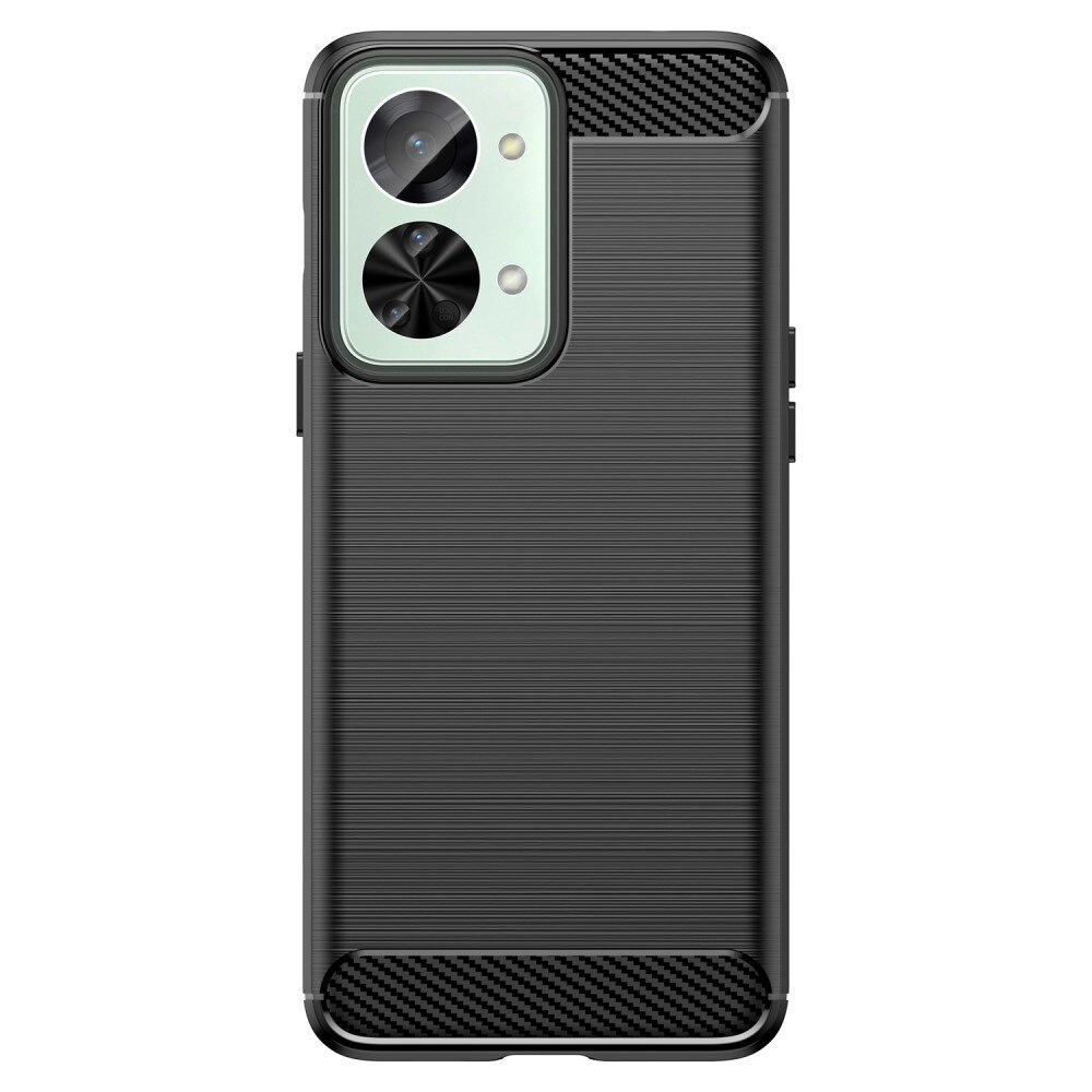  Oneplus Nord 2T 5G Deksel TPU Brushed Svart