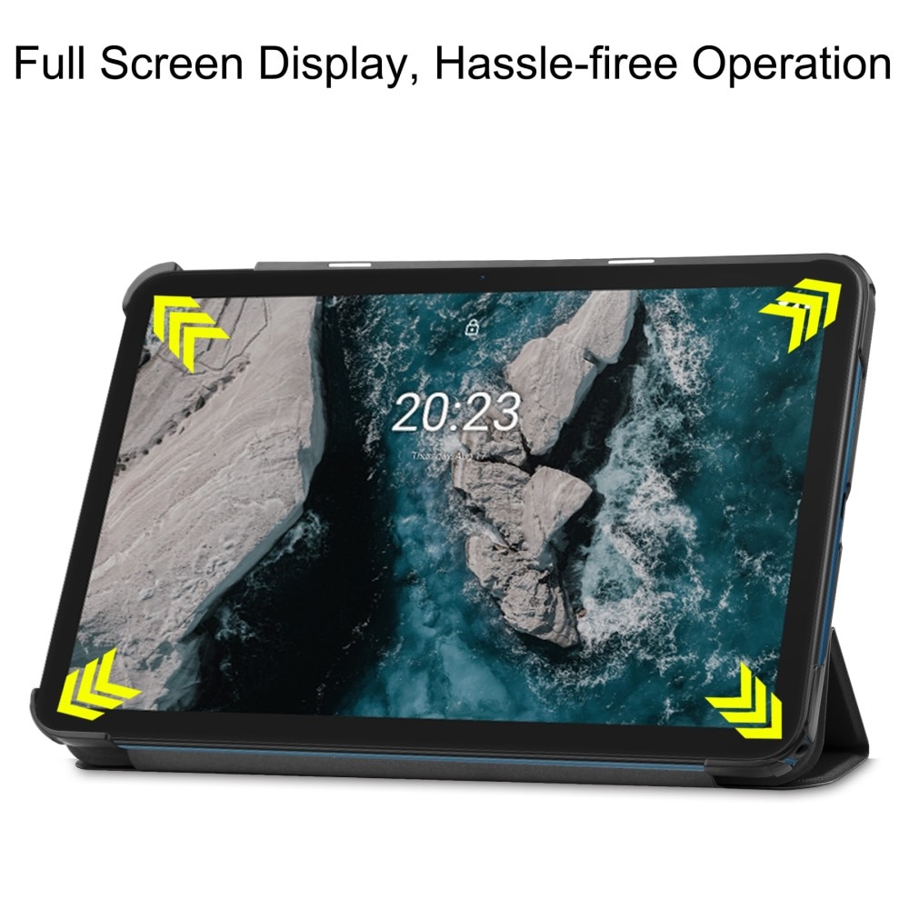 Etui Tri-fold  Nokia T20 Svart