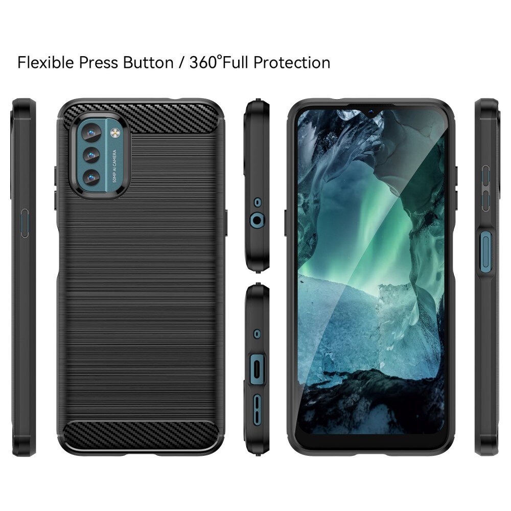  Nokia G11/Nokia G21 Deksel TPU Brushed Svart