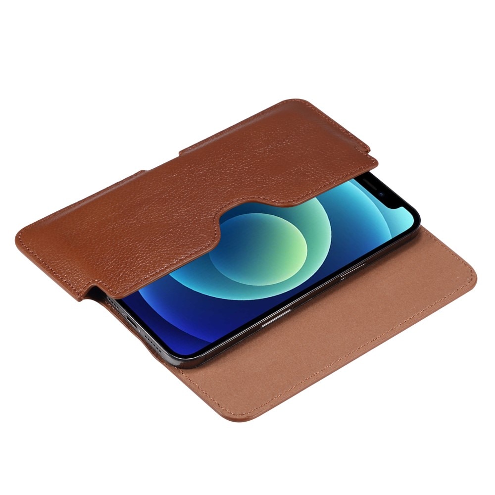 Belteveske Skinn iPhone SE (2022) brun