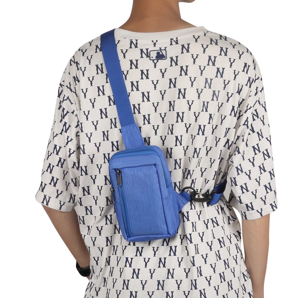 Liten  Crossbody-veske i nylon blå