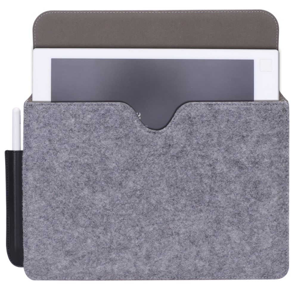 Laptopdeksel i filt 13" grå/svart