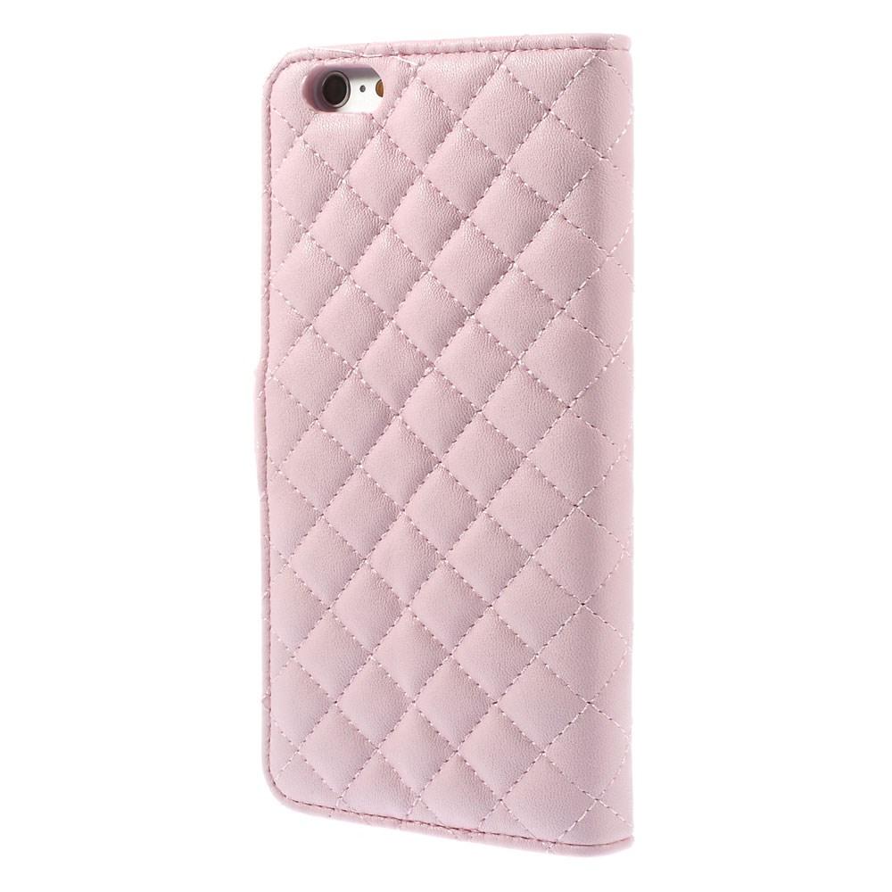 Lommebokdeksel iPhone 6 Plus/6S Plus Quilted rosa