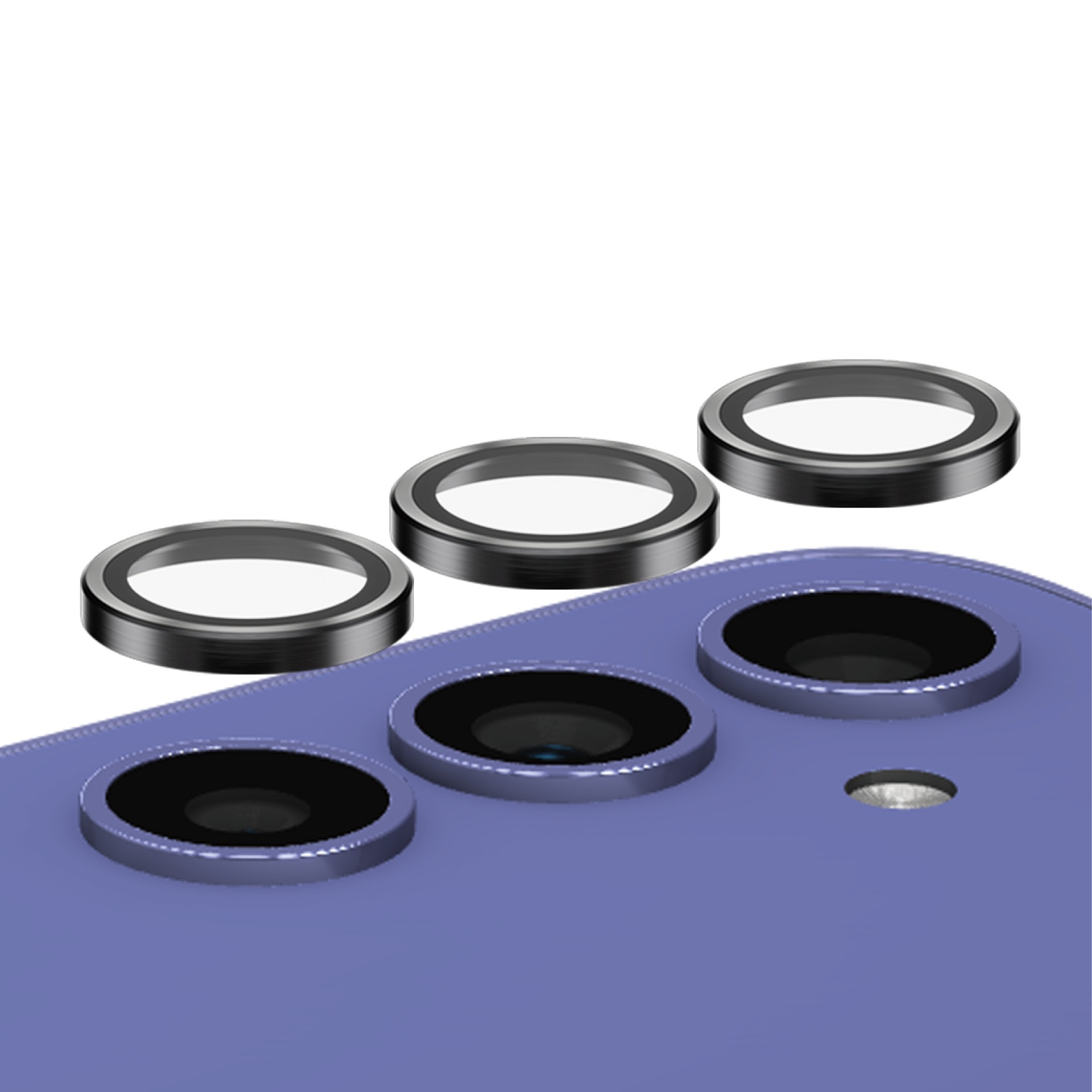 Samsung Galaxy A35 Hoops Camera Lens Protector Black