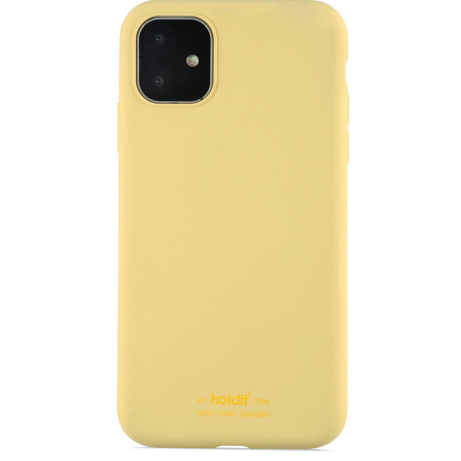 Deksel Silikon iPhone 11/XR Gul