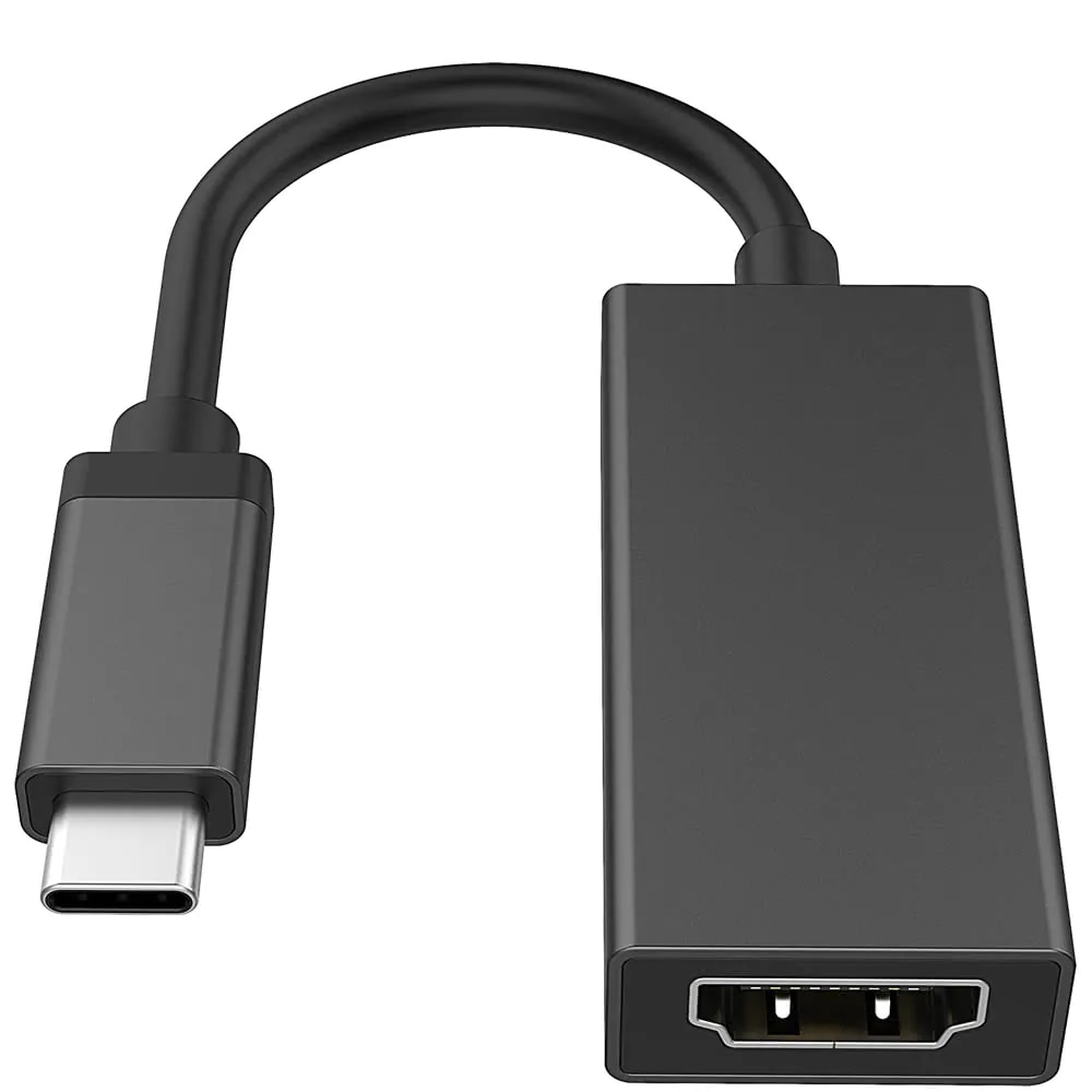 Display Adapter USB-C til HDMI 10cm svart