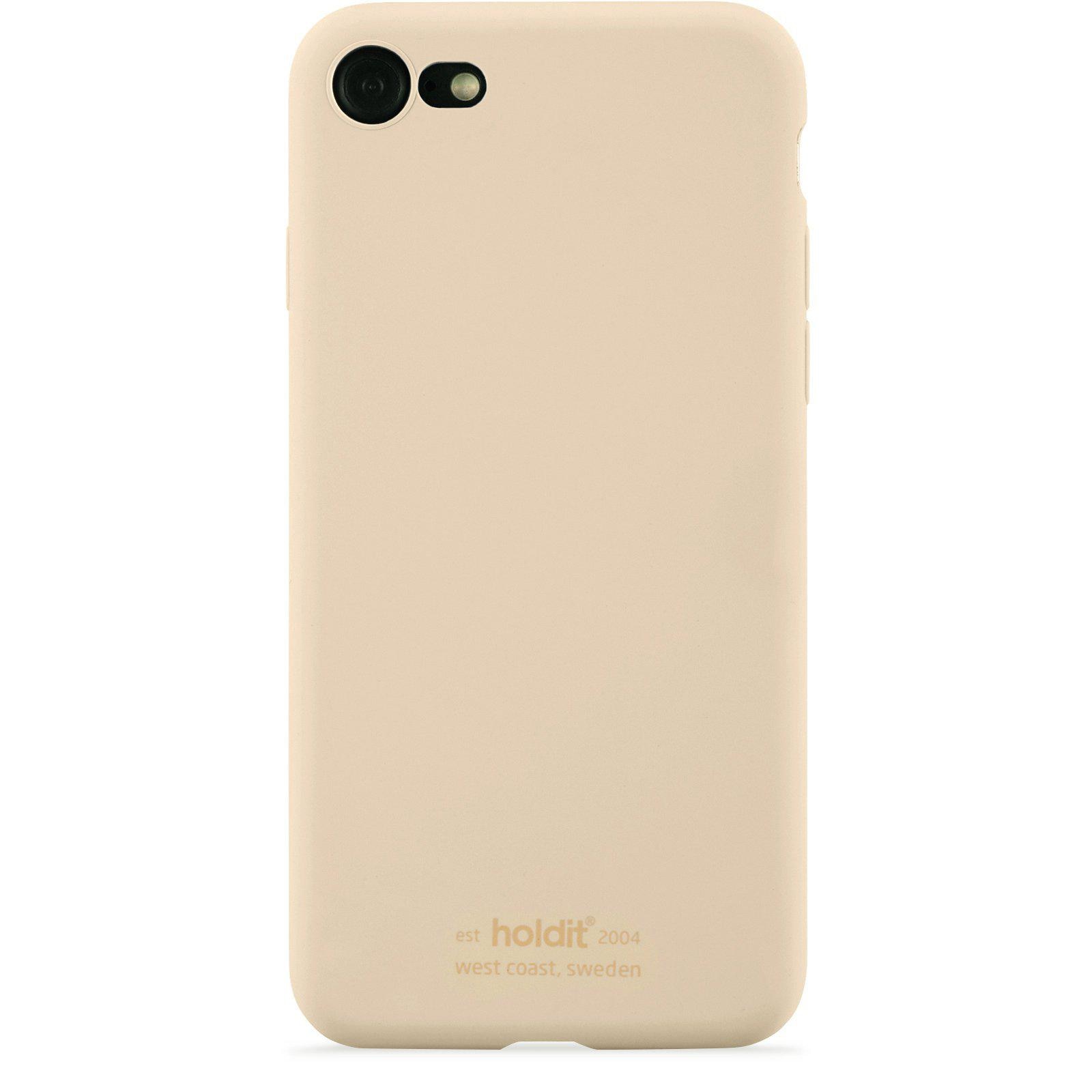 Deksel Silikon iPhone SE (2022) Beige