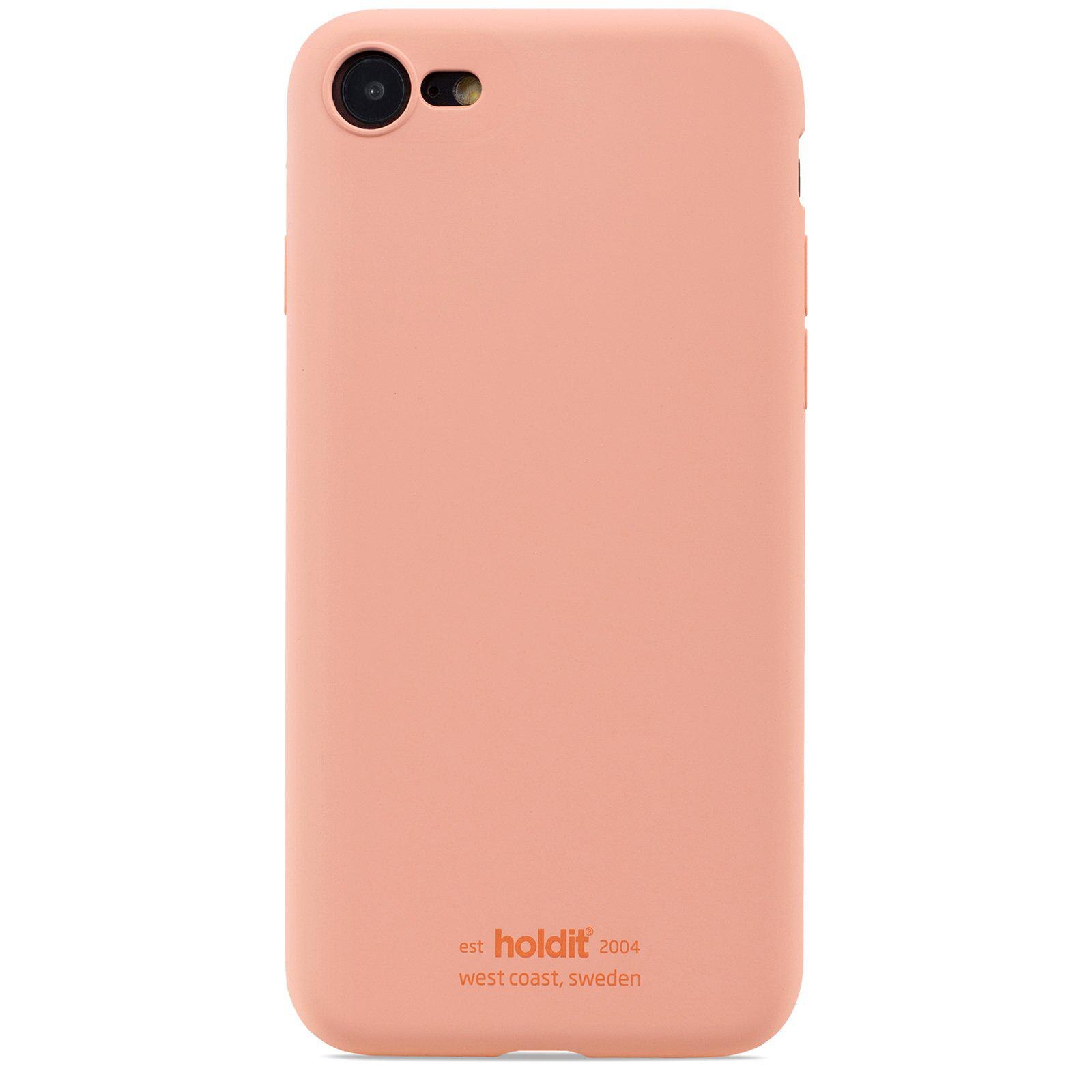 Deksel Silikon iPhone 7/8/SE Pink Peach