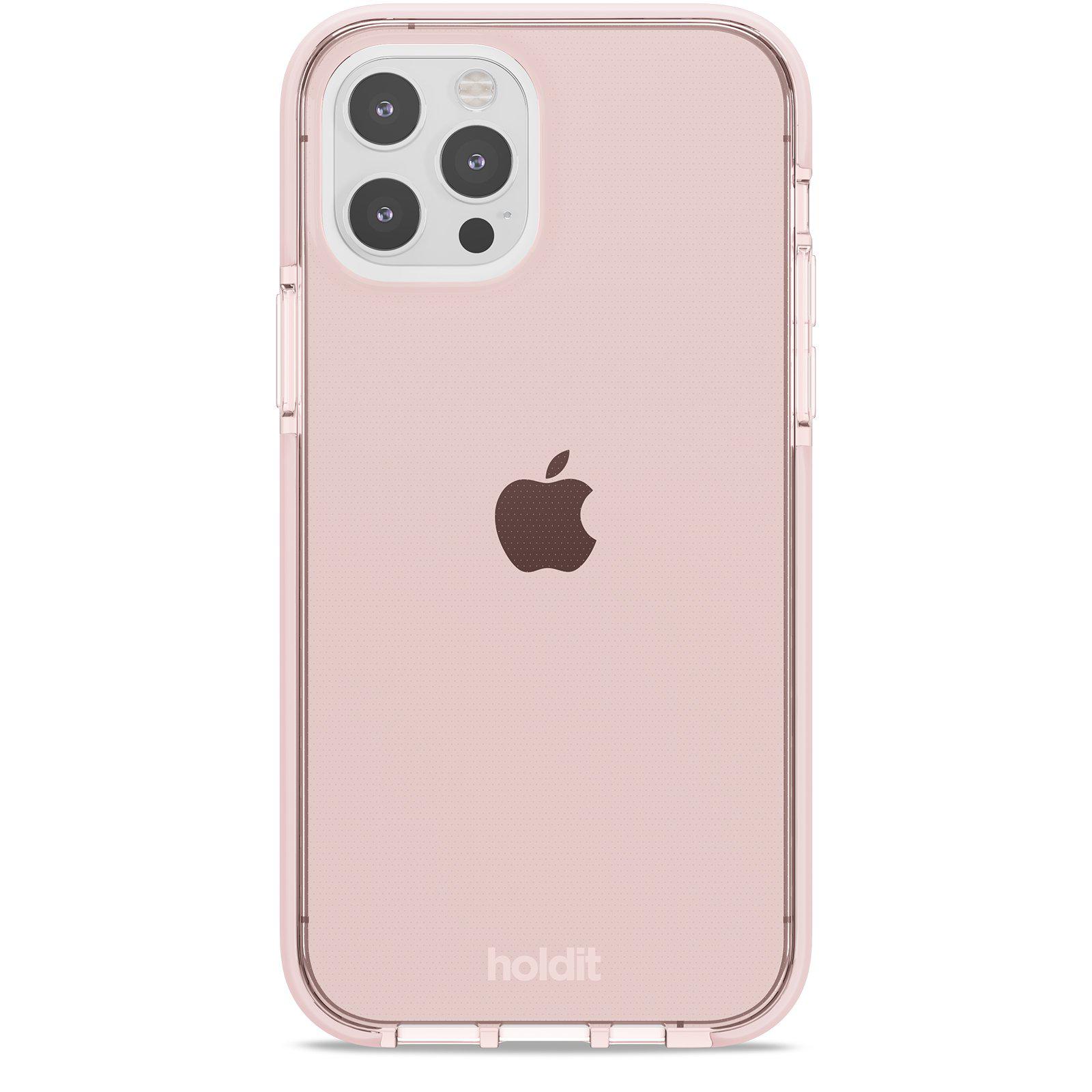 Deksel Seethru iPhone 12/12 Pro Blush Pink