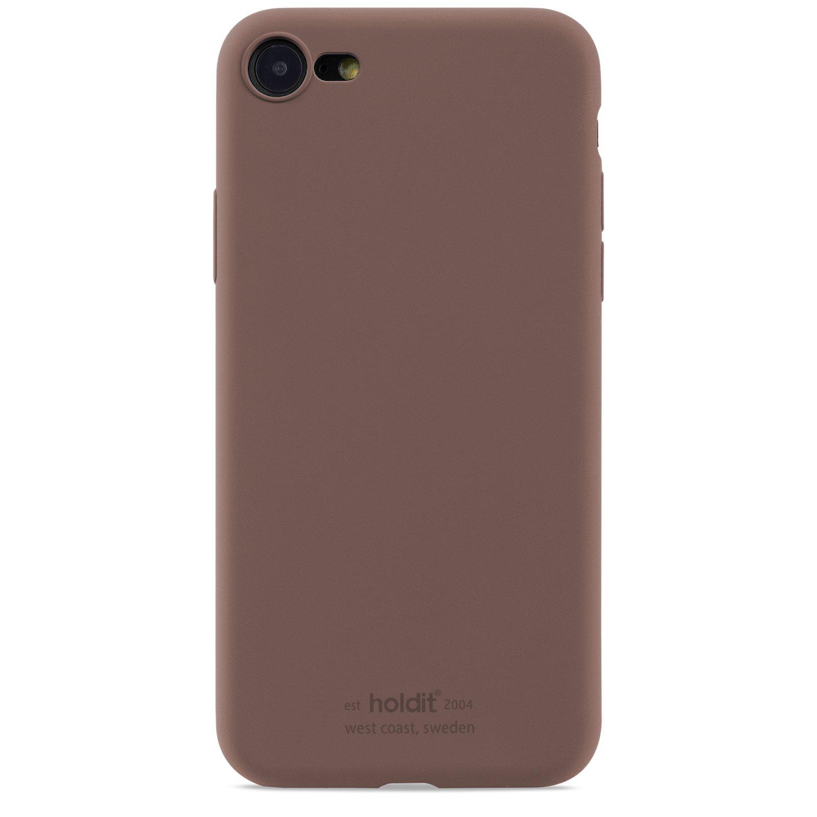 Deksel Silikon iPhone 7/8/SE Dark Brown