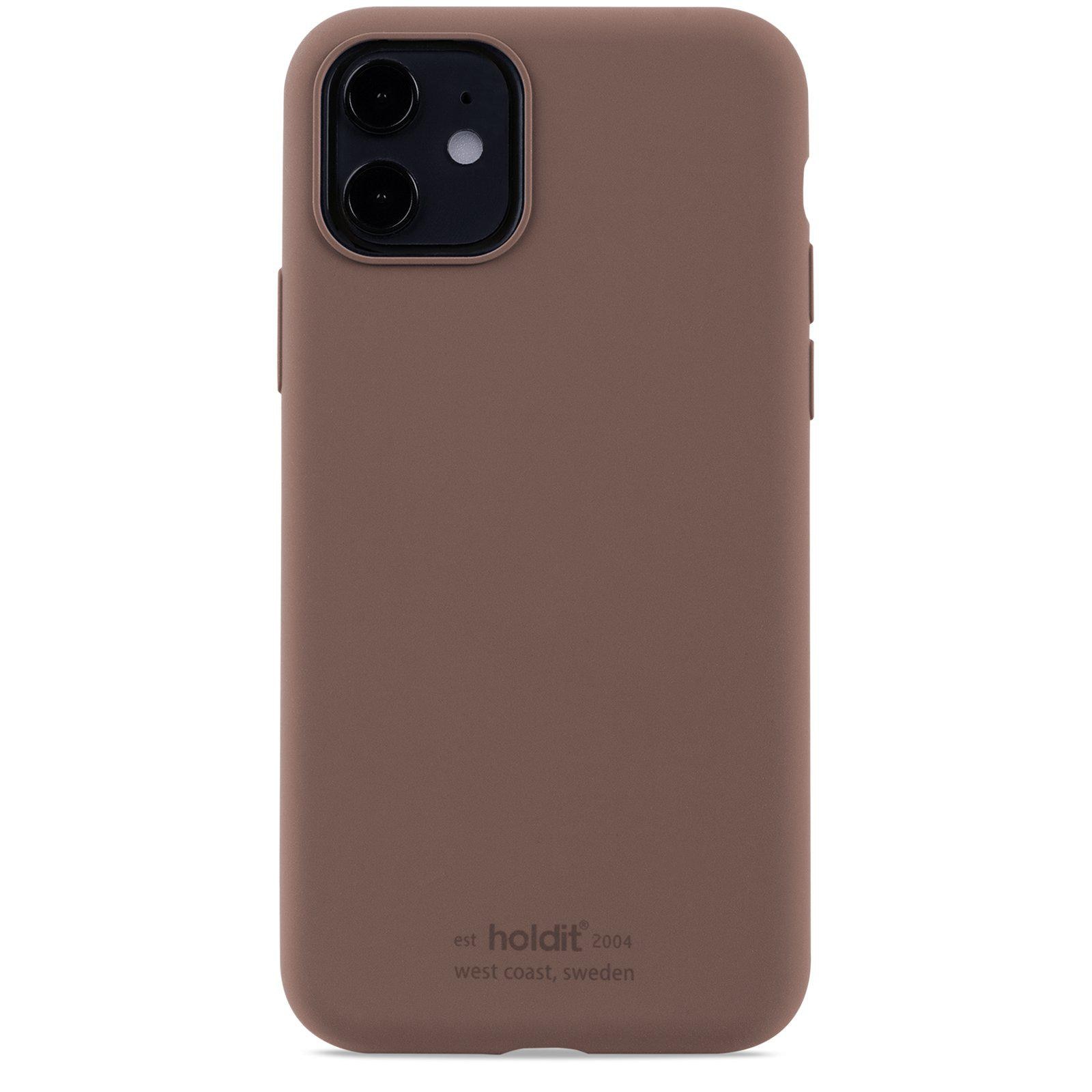 Deksel Silikon iPhone 11/XR Dark Brown