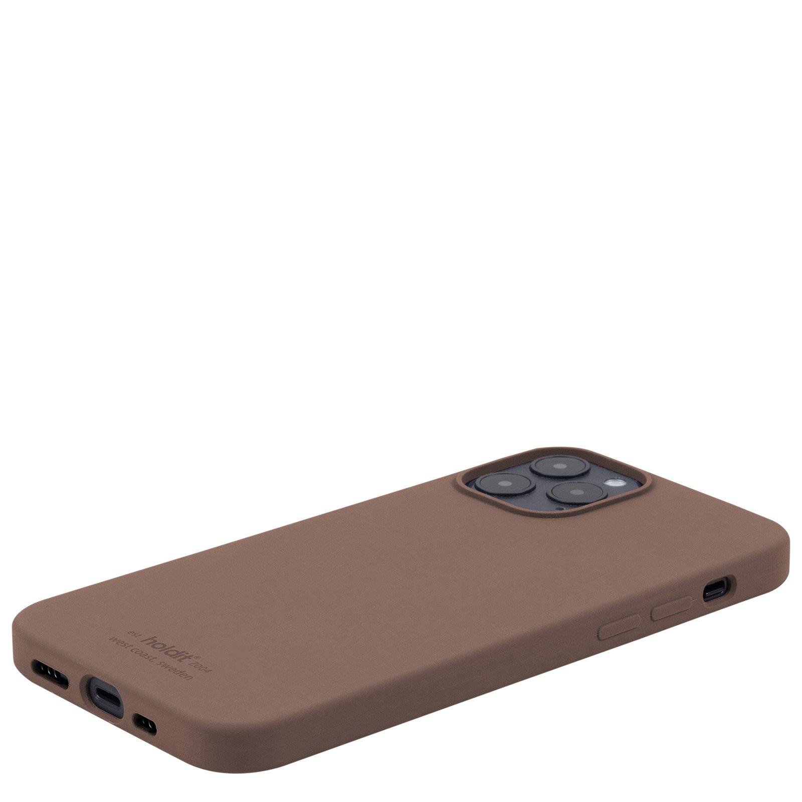 Deksel Silikon iPhone 12/12 Pro Dark Brown