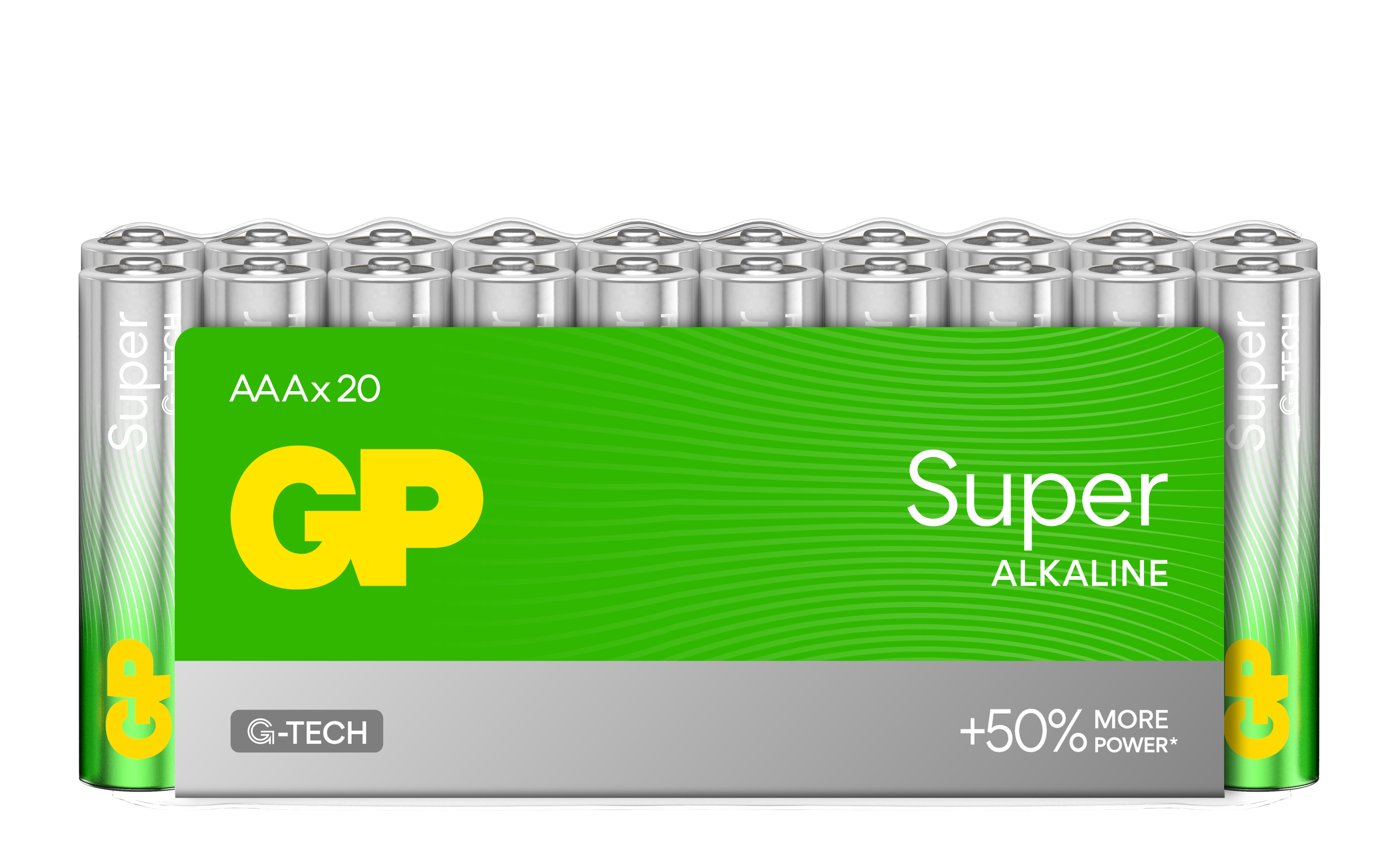 Super Alkaline AAA-batteri 24A/LR03 (20-pakk)