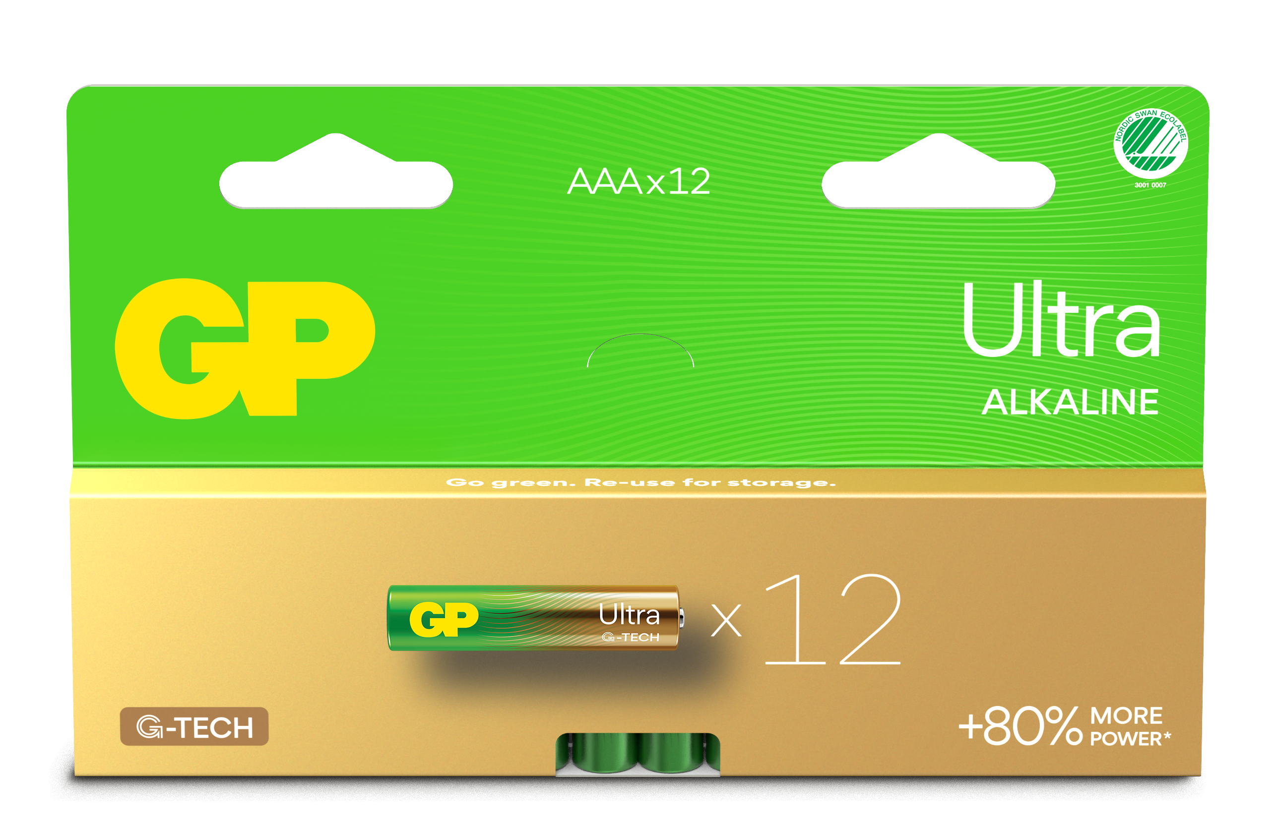 Ultra Alkaline AAA-batteri 24AU/LR03 (12-pakk)