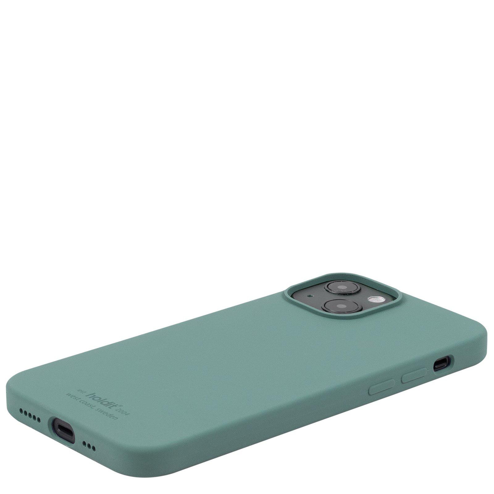 Deksel Silikon iPhone 13 Mini Moss Green