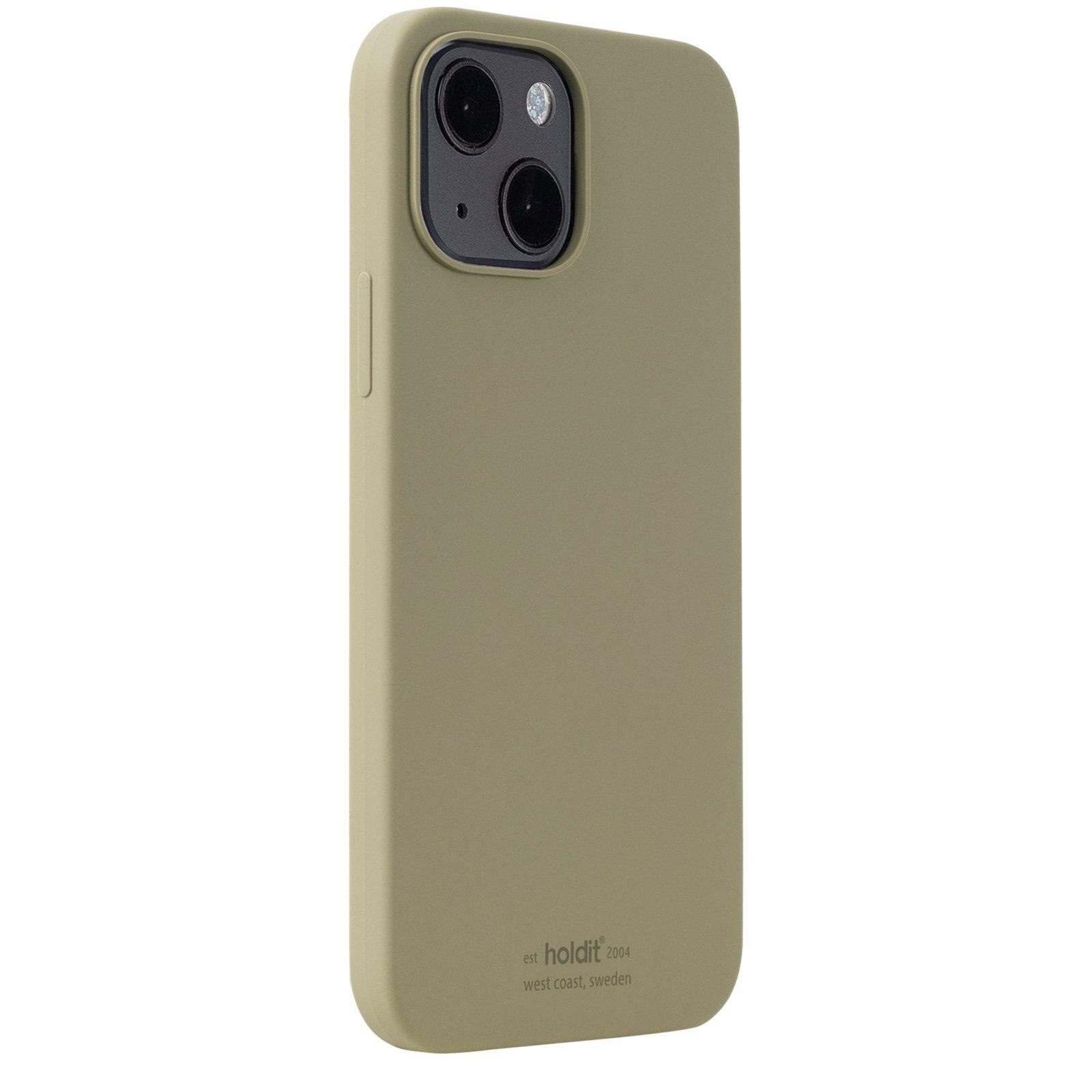 Deksel Silikon iPhone 13 Khaki Green