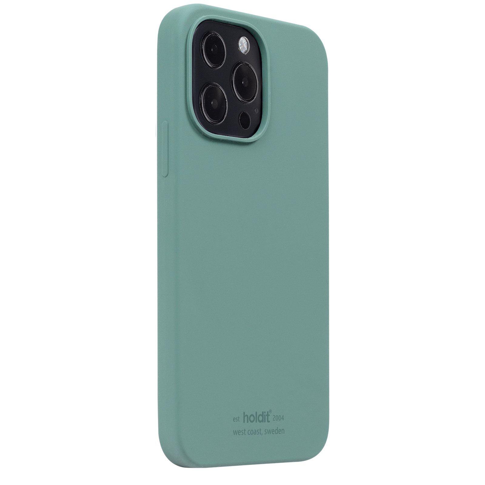 Deksel Silikon iPhone 13 Pro Moss Green