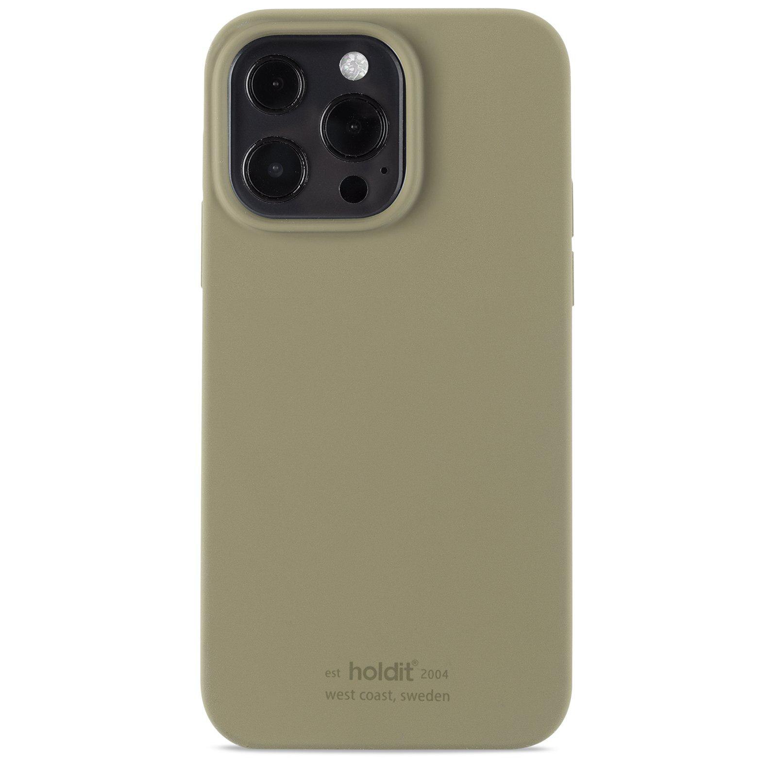 Deksel Silikon iPhone 13 Pro Khaki Green