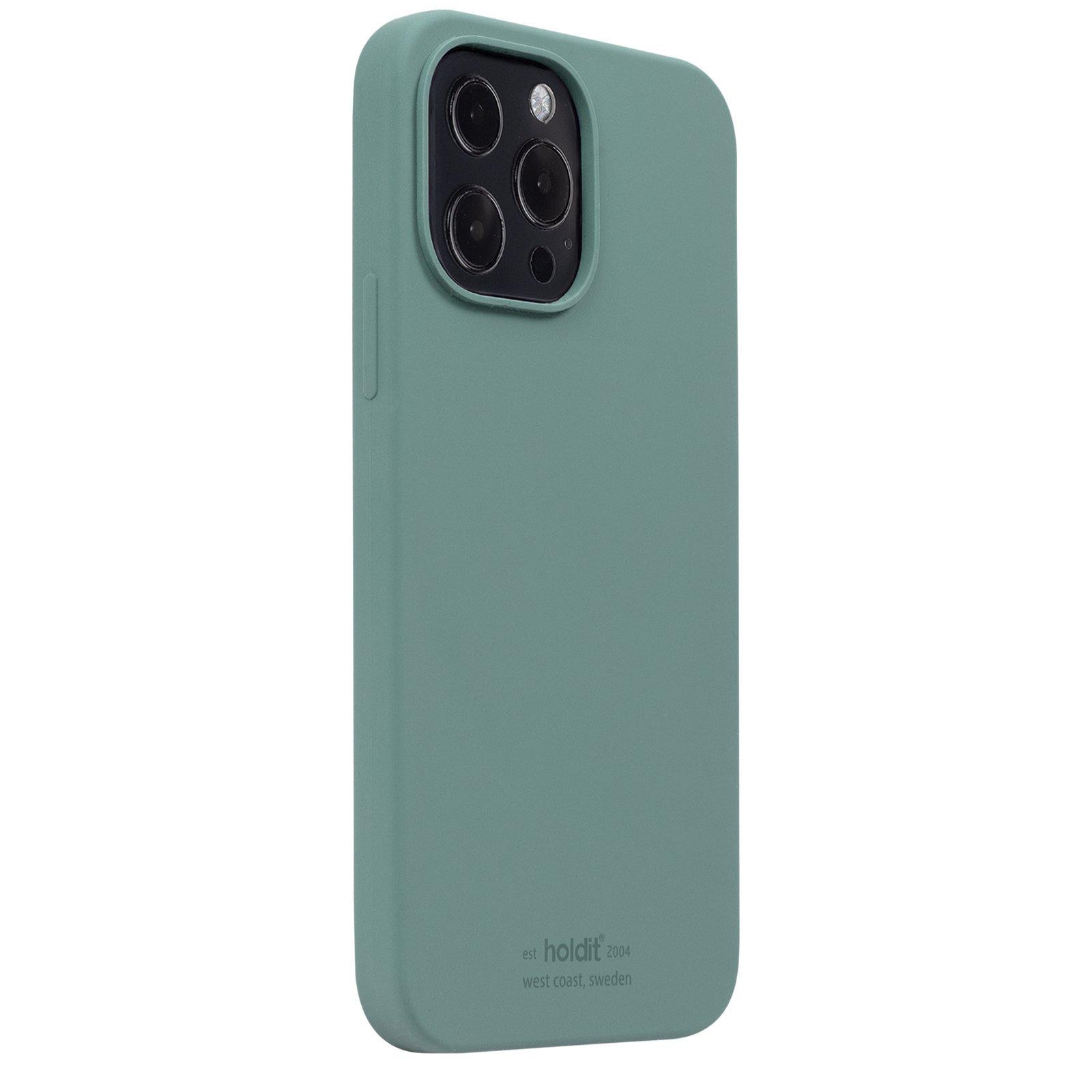 Deksel Silikon iPhone 14 Pro Moss Green