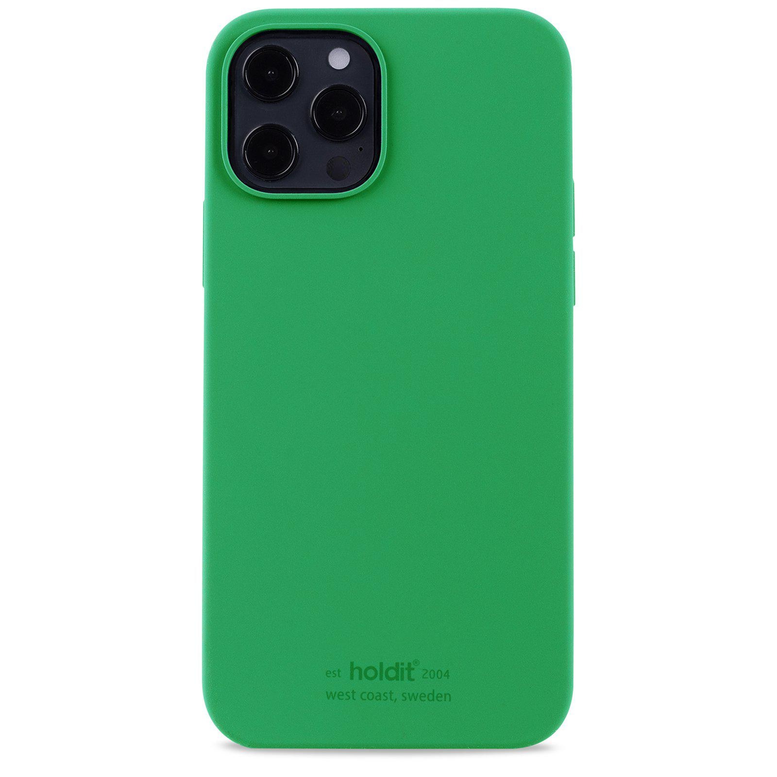 Deksel Silikon iPhone 12/12 Pro Grass Green