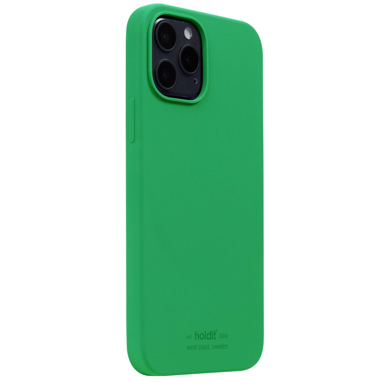 Deksel Silikon iPhone 12/12 Pro Grass Green