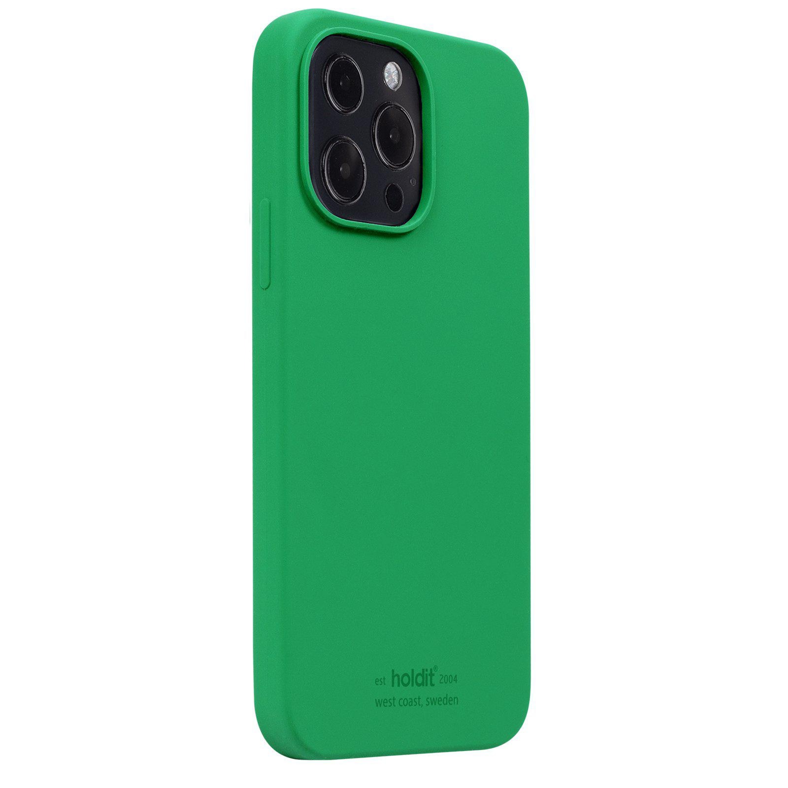 Deksel Silikon iPhone 13 Pro Grass Green