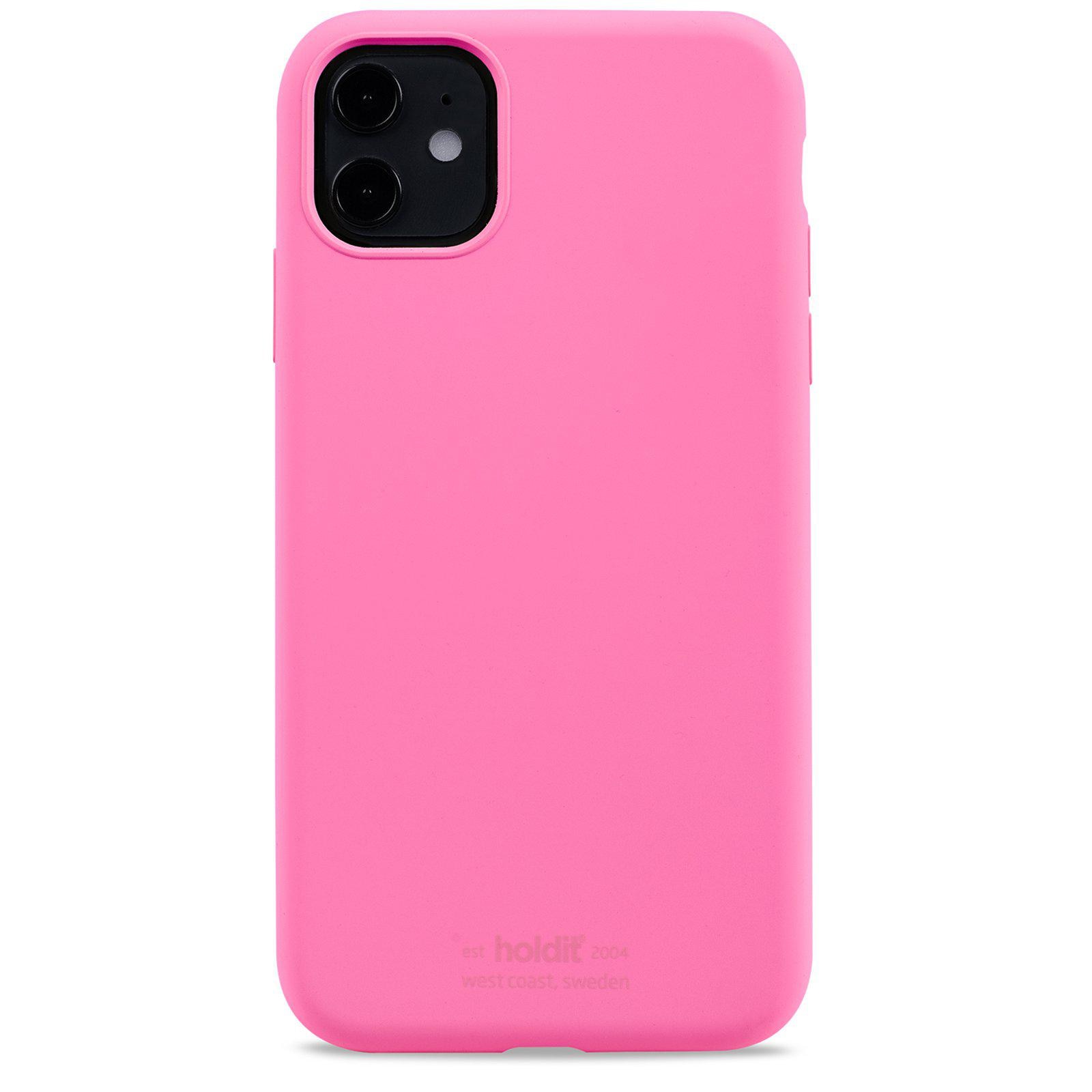 Deksel Silikon iPhone 11/XR Bright Pink
