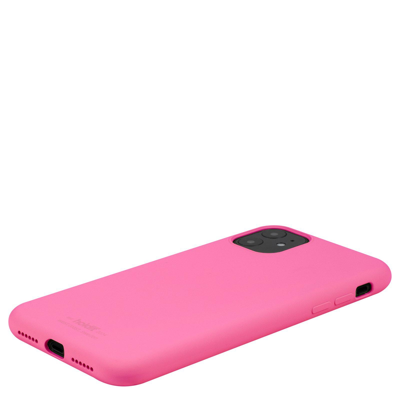 Deksel Silikon iPhone 11 Bright Pink