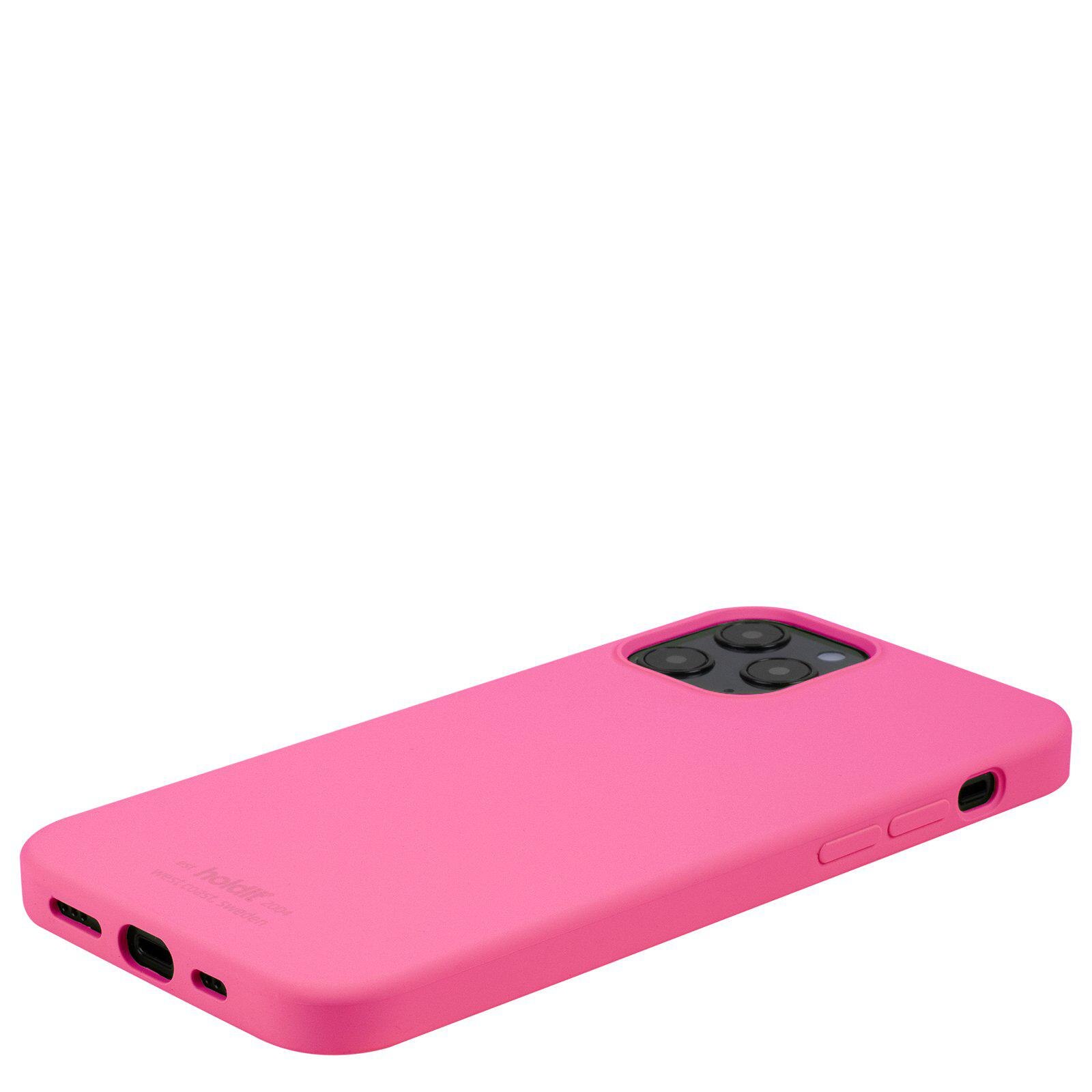 Deksel Silikon iPhone 12/12 Pro Bright Pink