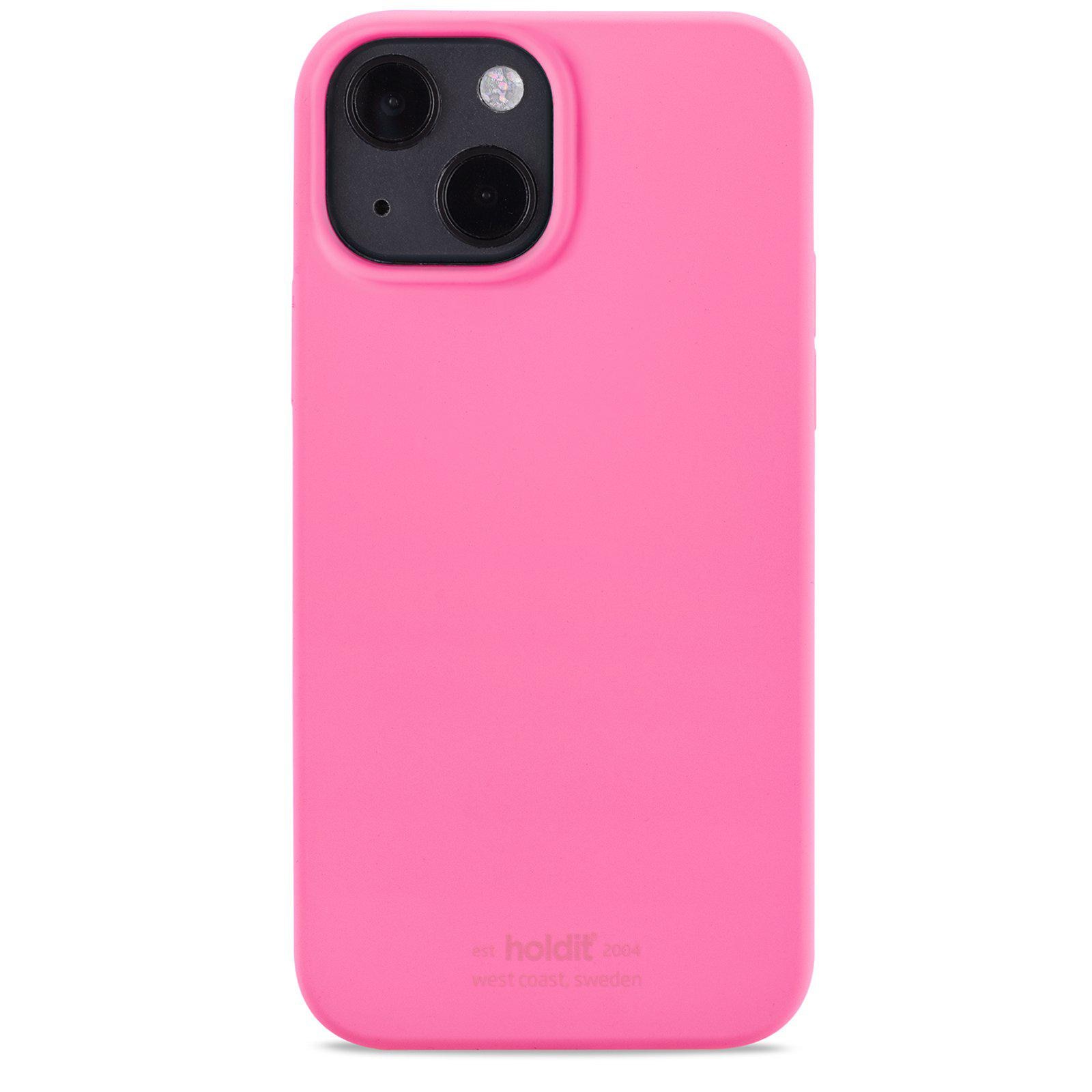 Deksel Silikon iPhone 14 Bright Pink