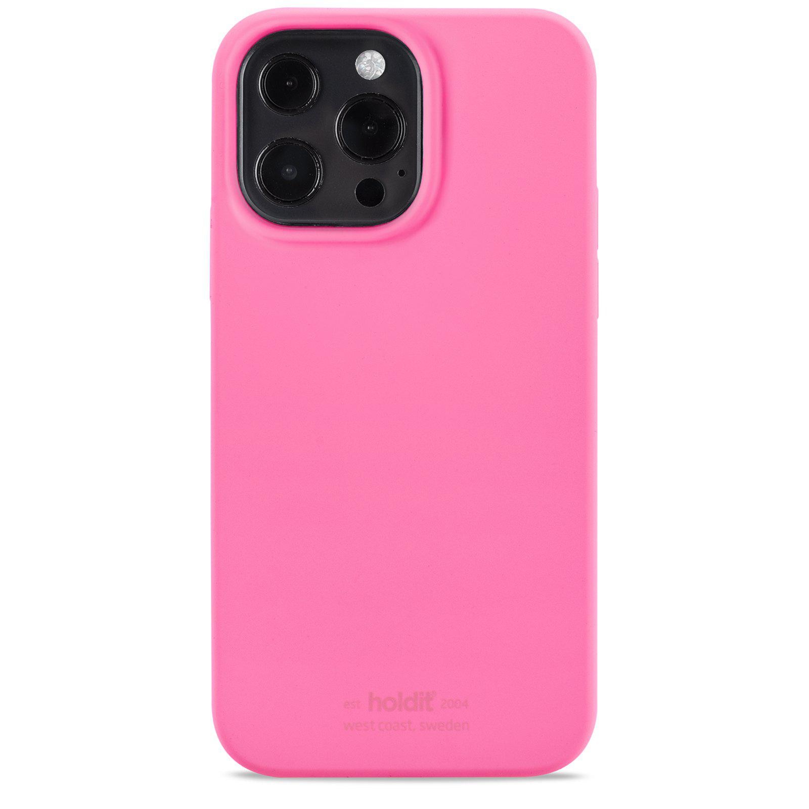 Deksel Silikon iPhone 14 Pro Bright Pink