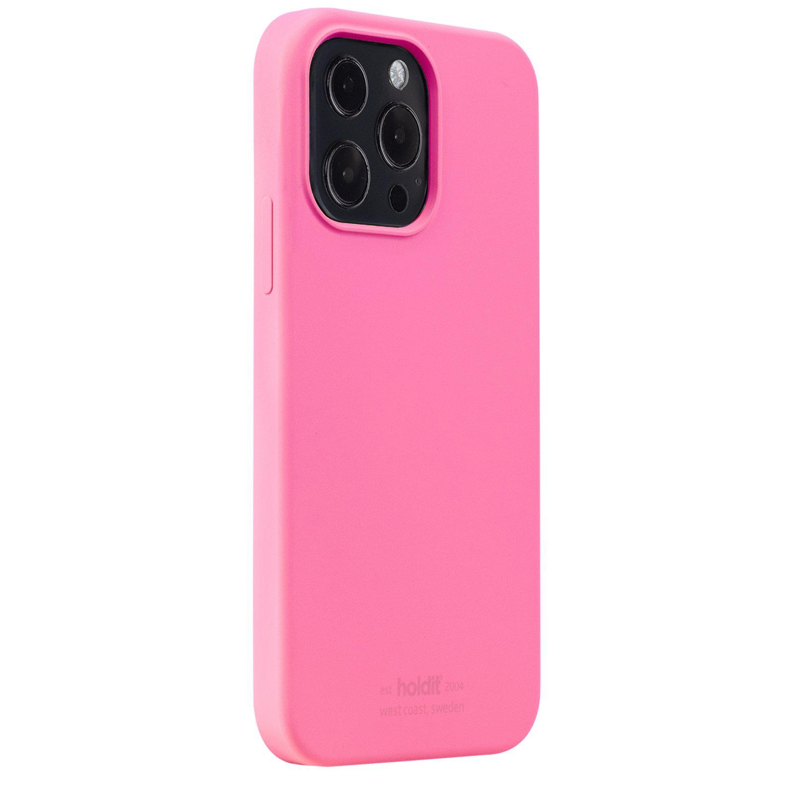 Deksel Silikon iPhone 14 Pro Bright Pink