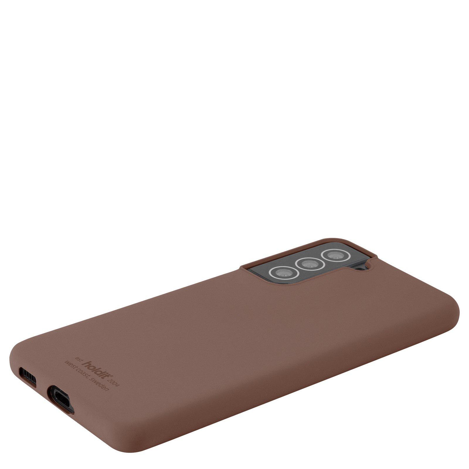 Deksel Silikon Samsung Galaxy S22 Dark Brown