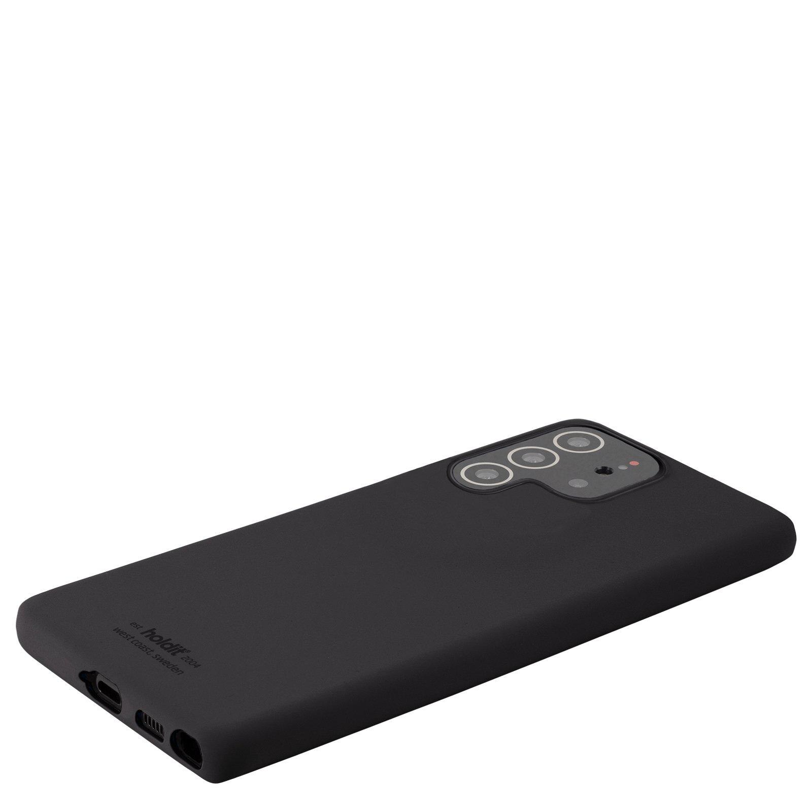 Deksel Silikon Samsung Galaxy S22 Ultra Svart