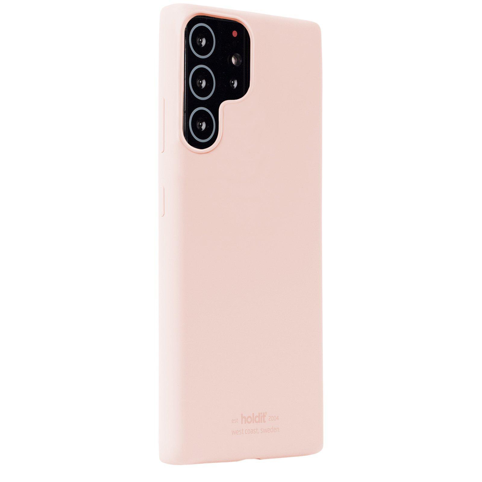 Deksel Silikon Samsung Galaxy S22 Ultra Rosa