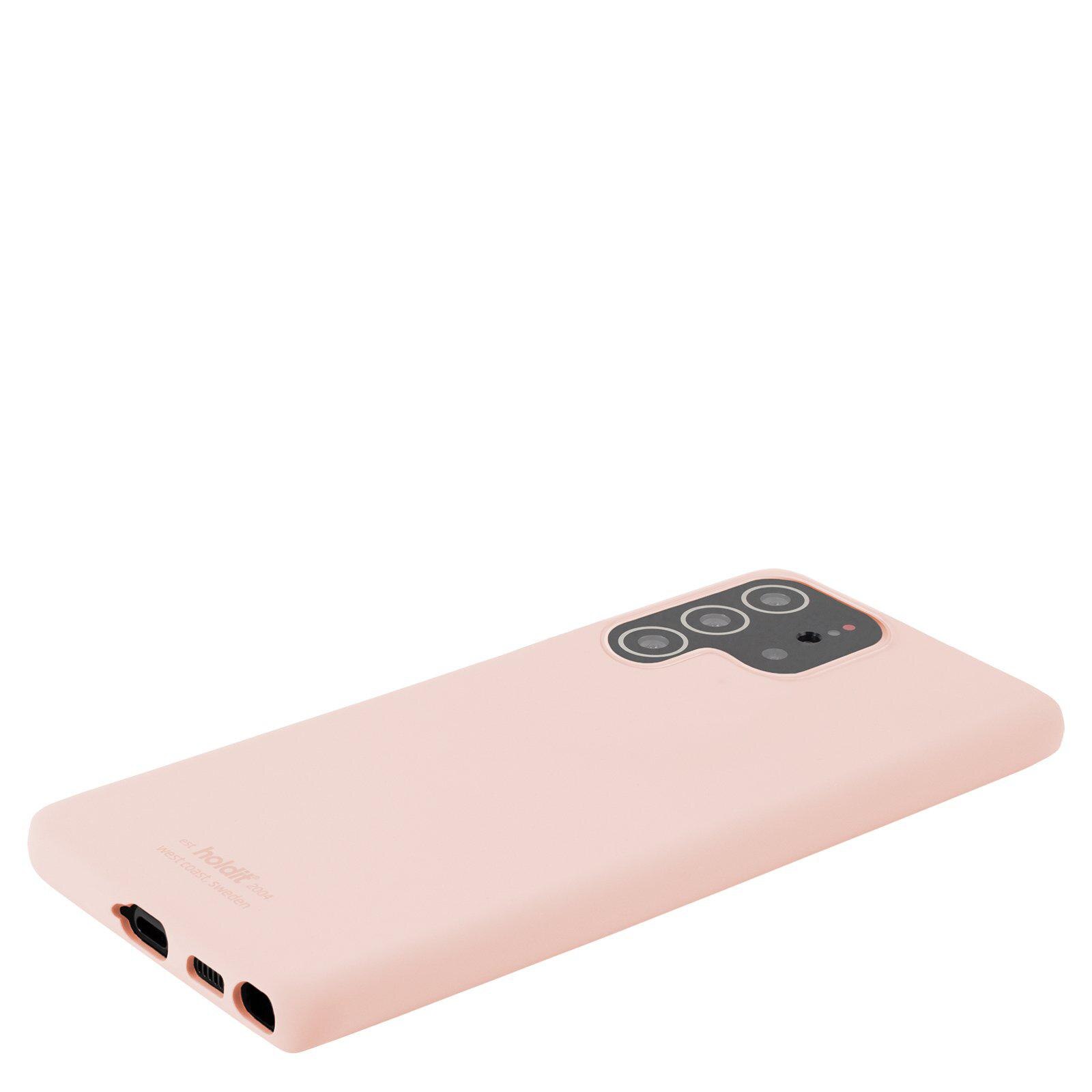 Deksel Silikon Samsung Galaxy S22 Ultra Rosa