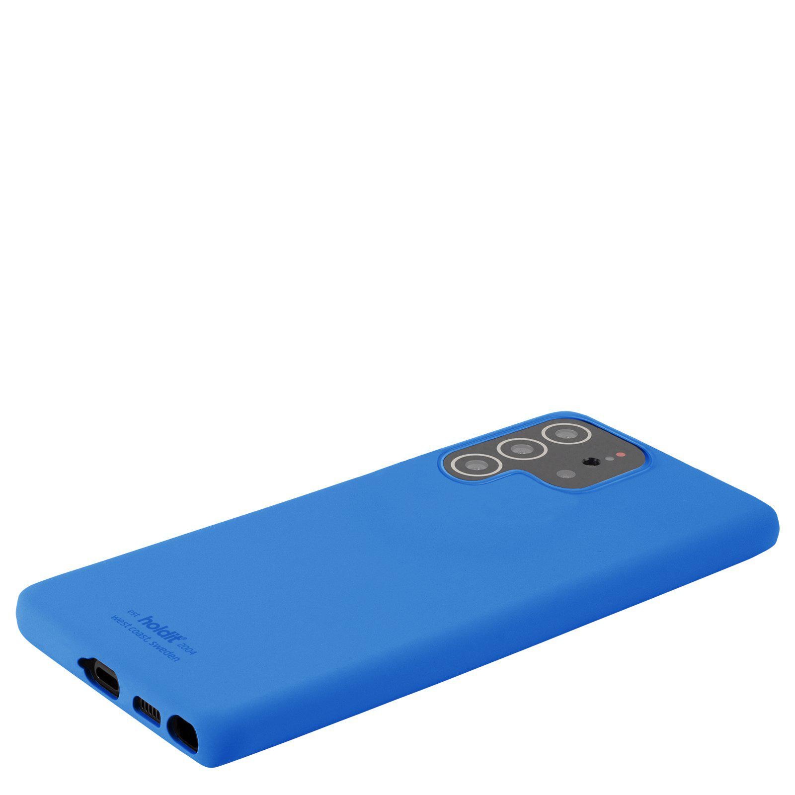 Deksel Silikon Samsung Galaxy S22 Ultra Blå