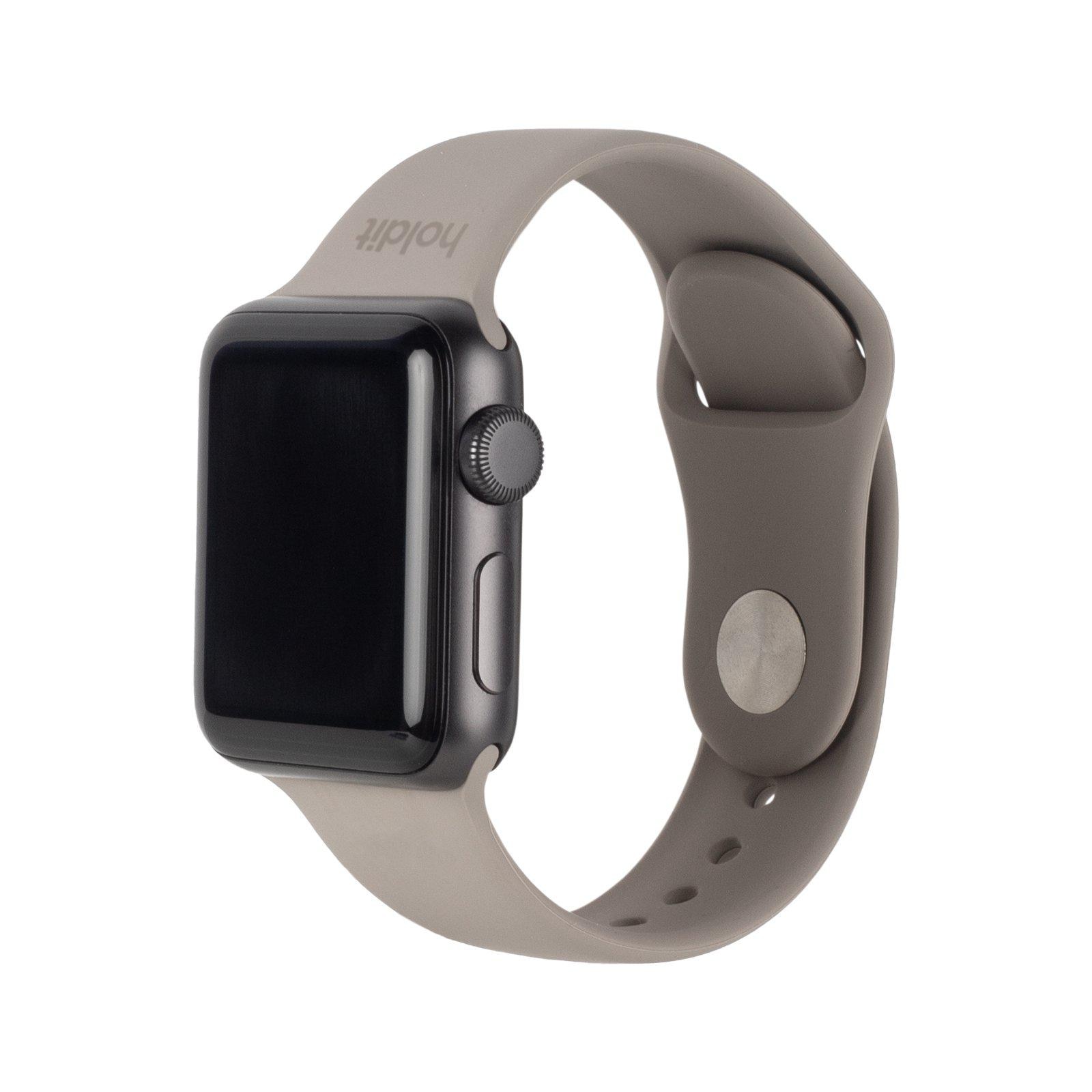 Apple Watch SE 40mm Reim Silikon Taupe