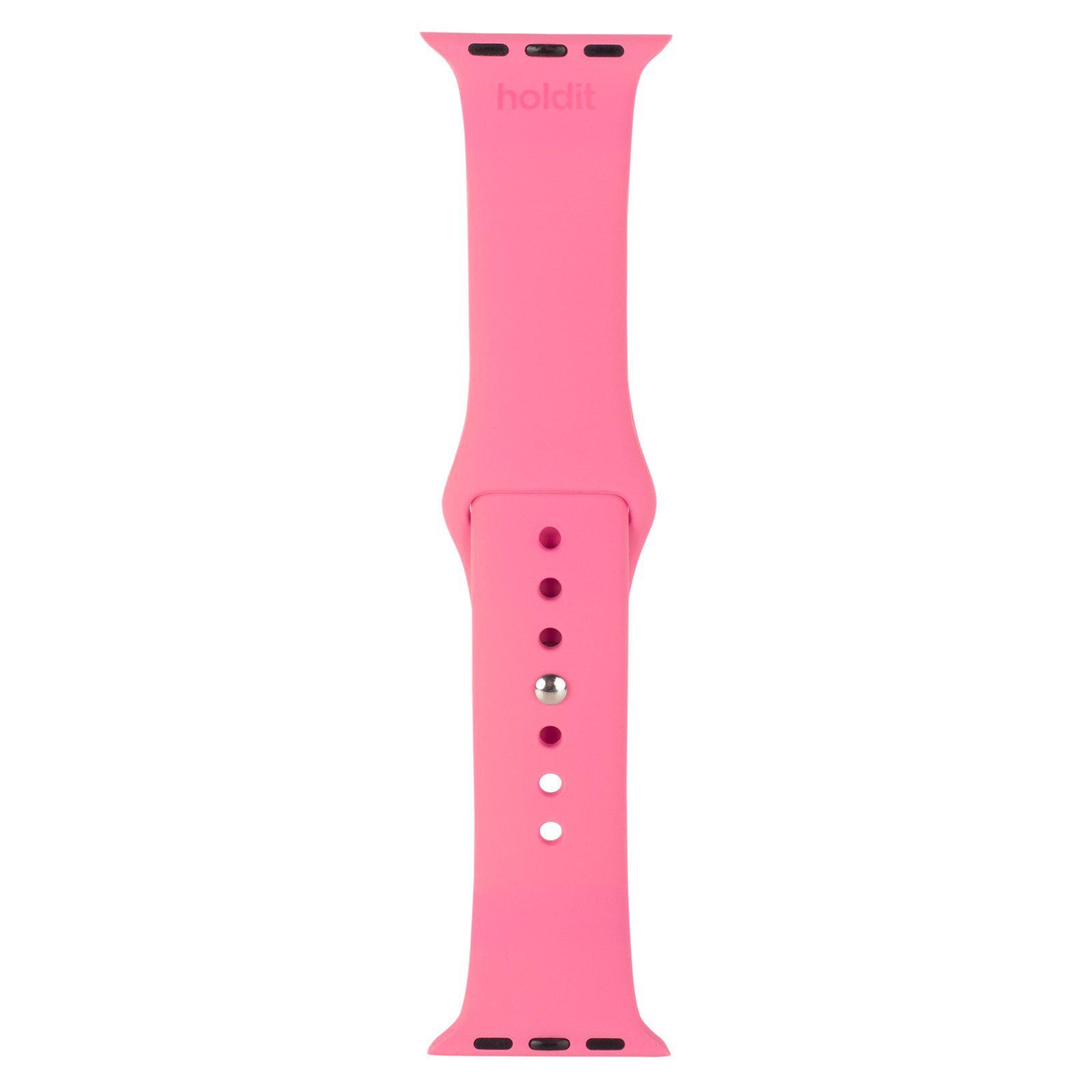 Apple Watch SE 40mm Reim Silikon Bright Pink