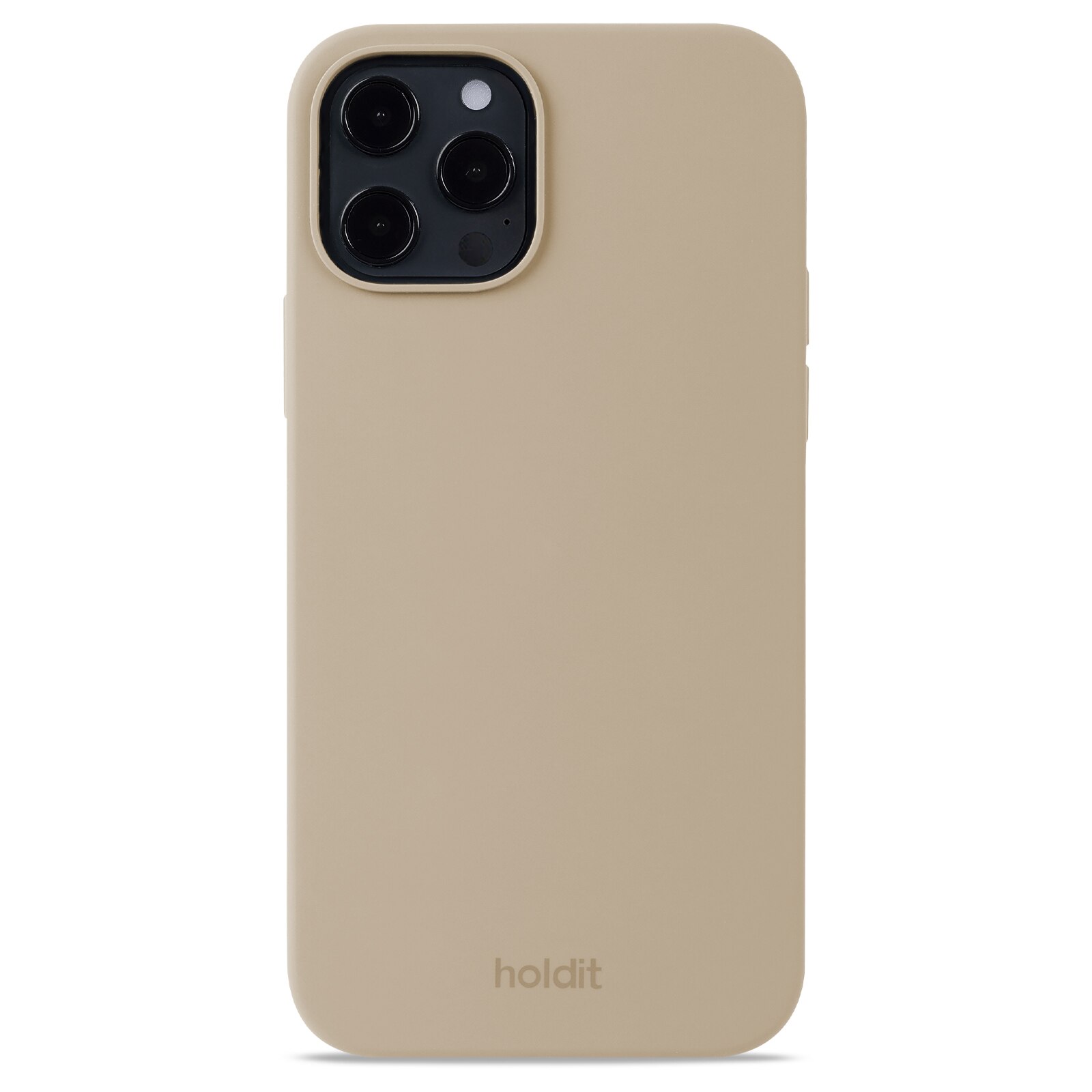 Deksel Silikon iPhone 12/12 Pro Latte Beige