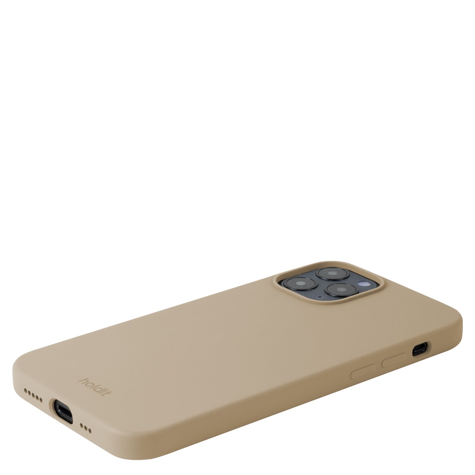 Deksel Silikon iPhone 12/12 Pro Latte Beige