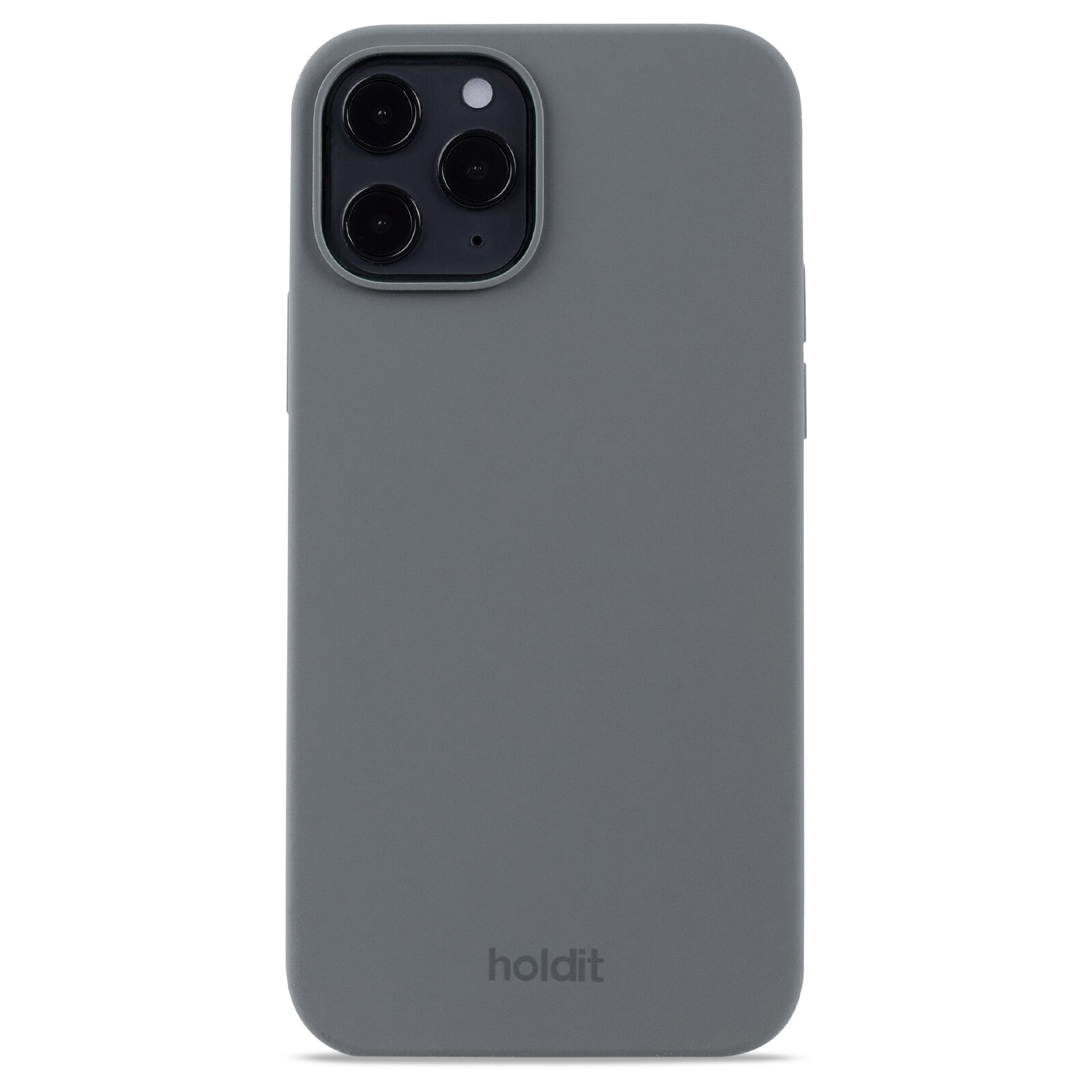 Deksel Silikon iPhone 12/iPhone 12 Pro Grå