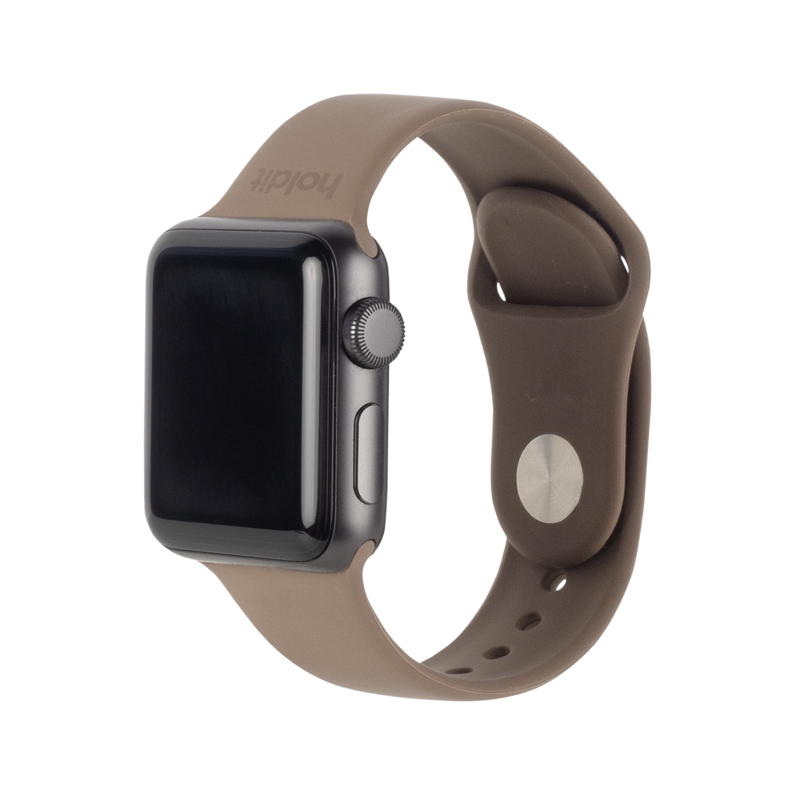 Apple Watch SE 40mm Reim Silikon Mocha Brown