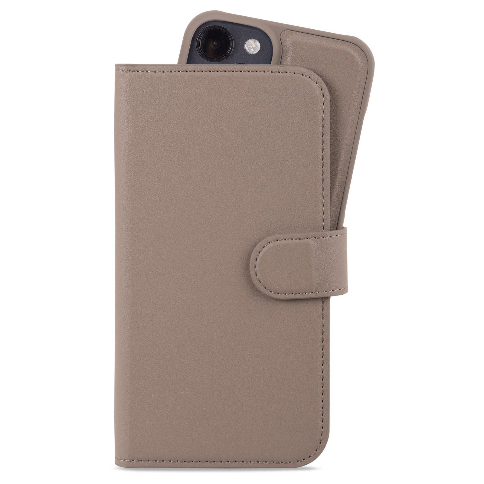 Lommebokdeksler Magnet Plus iPhone 15 Mocha Brown