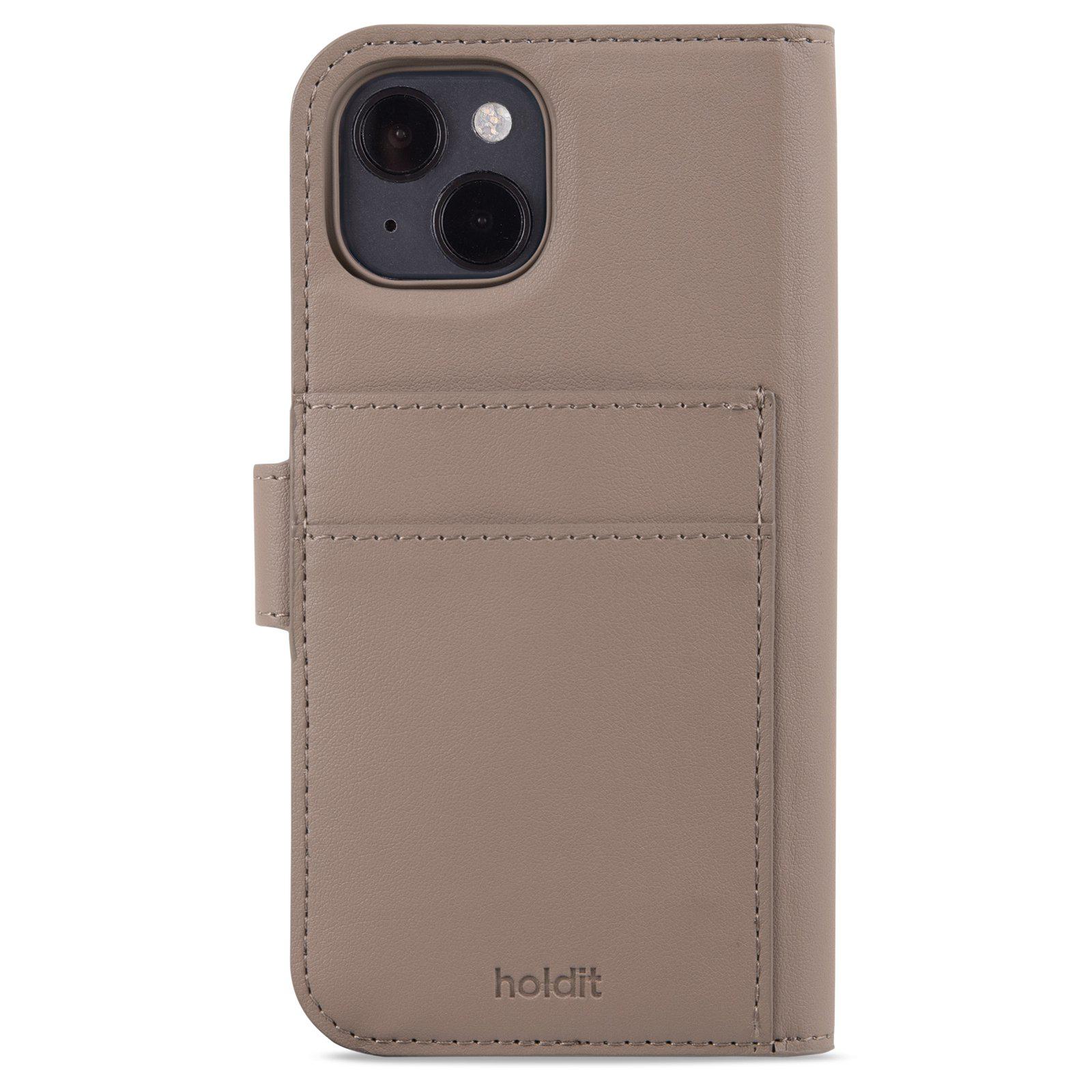 Lommebokdeksler Magnet Plus iPhone 15 Mocha Brown