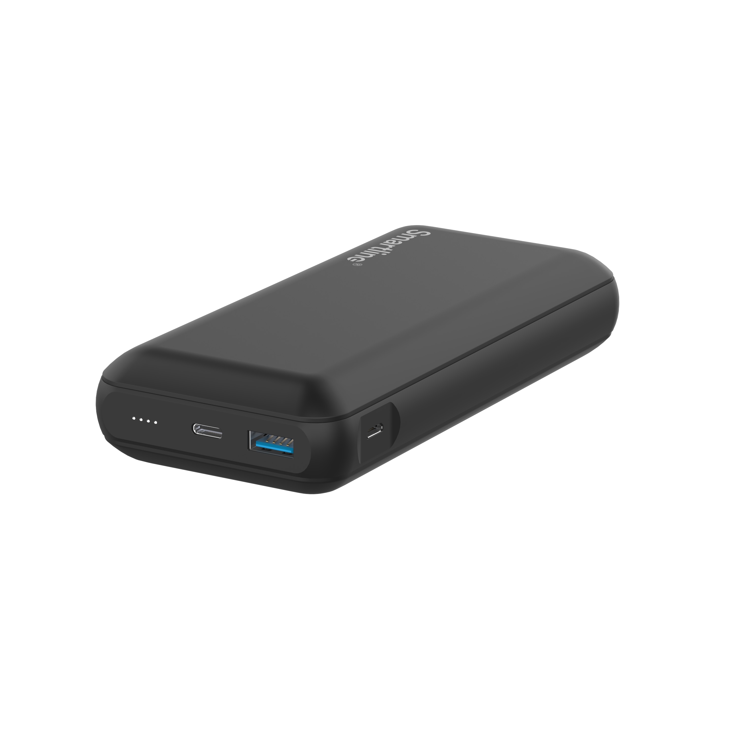 Powerbank 20000 mAh USB-A + USB-C PD svart
