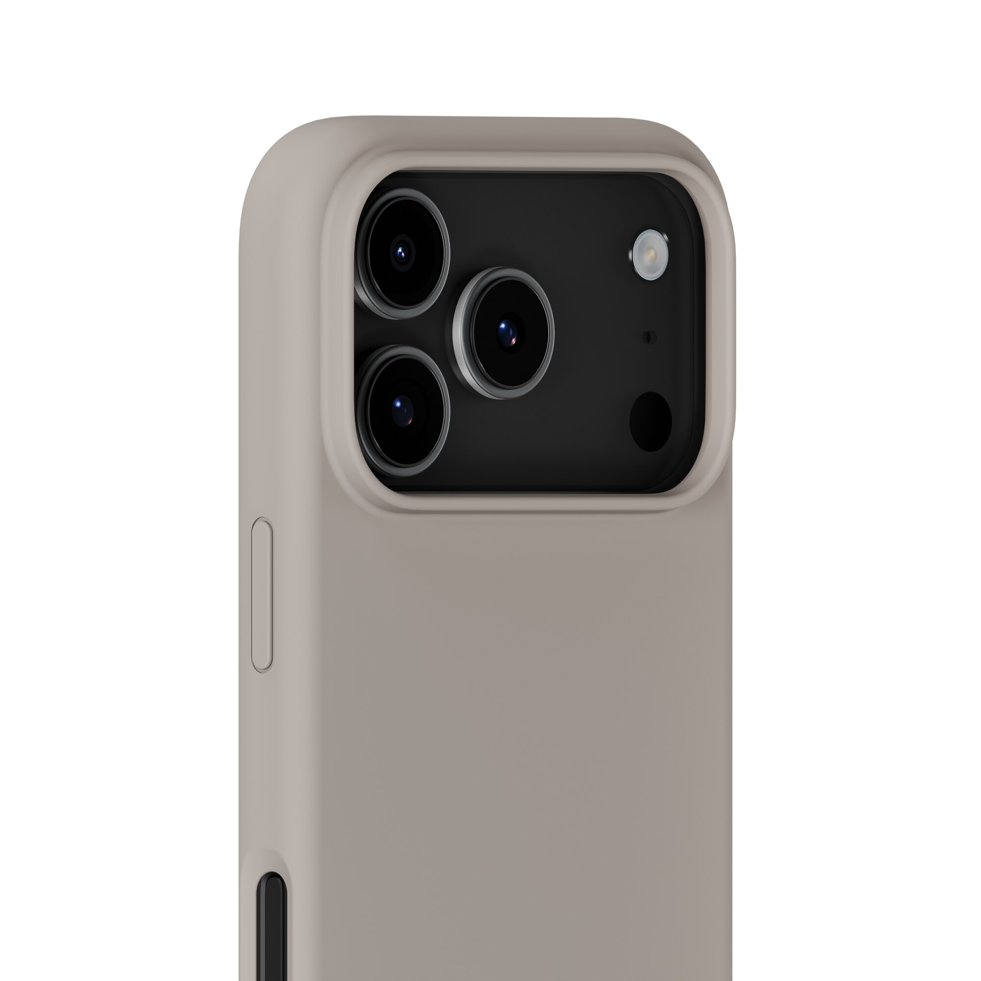 Deksel Silikon iPhone 17 Pro Max Taupe