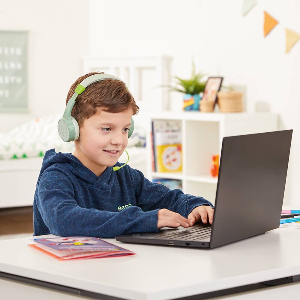 Teens Guard On-Ear Wireless Barnehodetelefon grønn