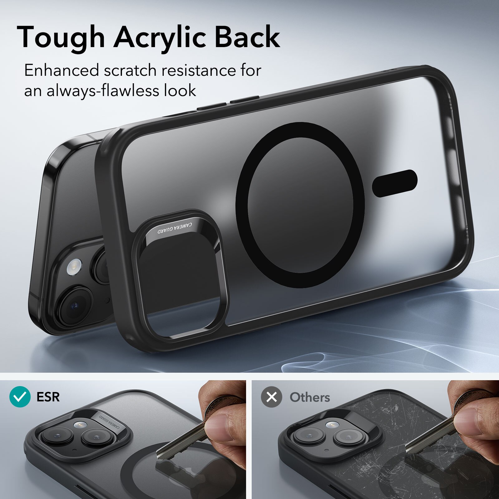 Classic Hybrid HaloLock MagSafe iPhone 15 Plus Svart